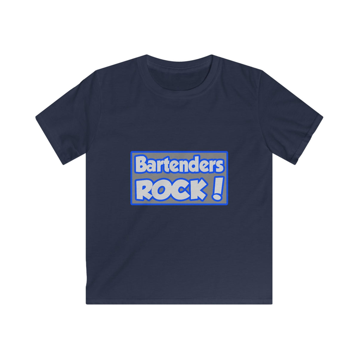 Bartenders Rock! - Kids Softstyle Tee