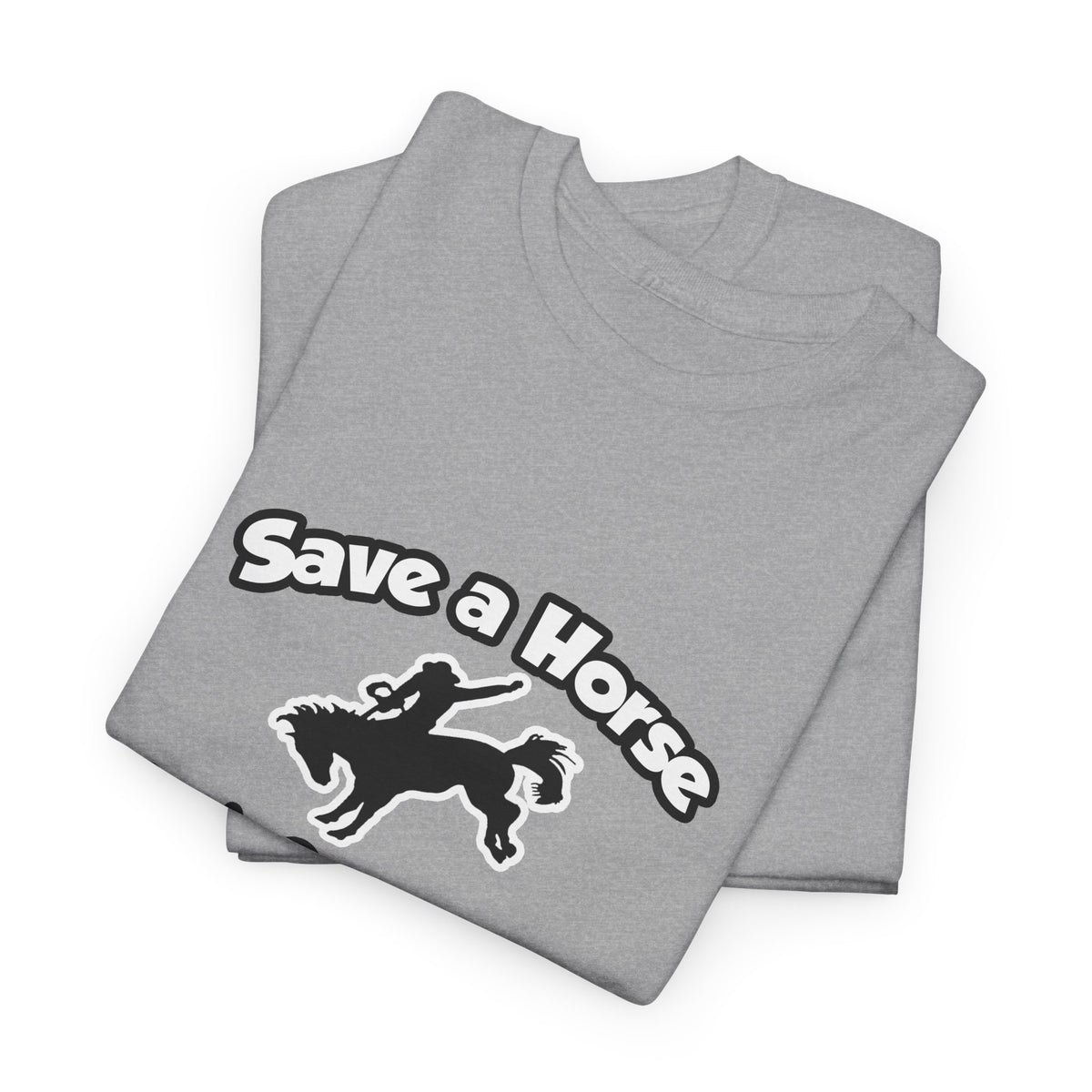 Save a Horse, Ride a Cardiovascular Tech - Unisex Heavy Cotton Tee
