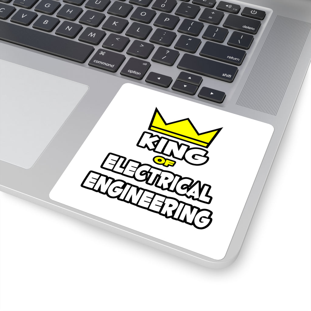 King of Electrical Engineering - Square Stickers