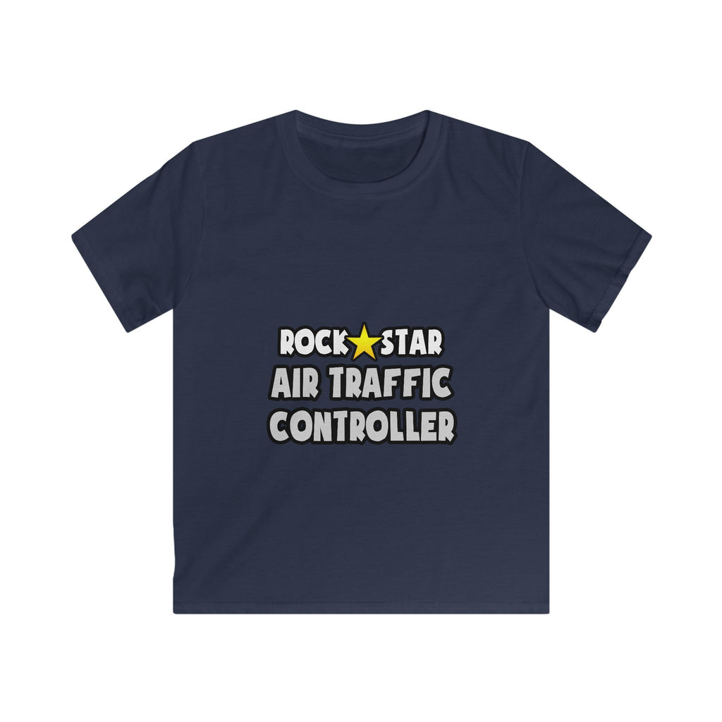 Rock Star Air Traffic Controller - Kids Softstyle Tee