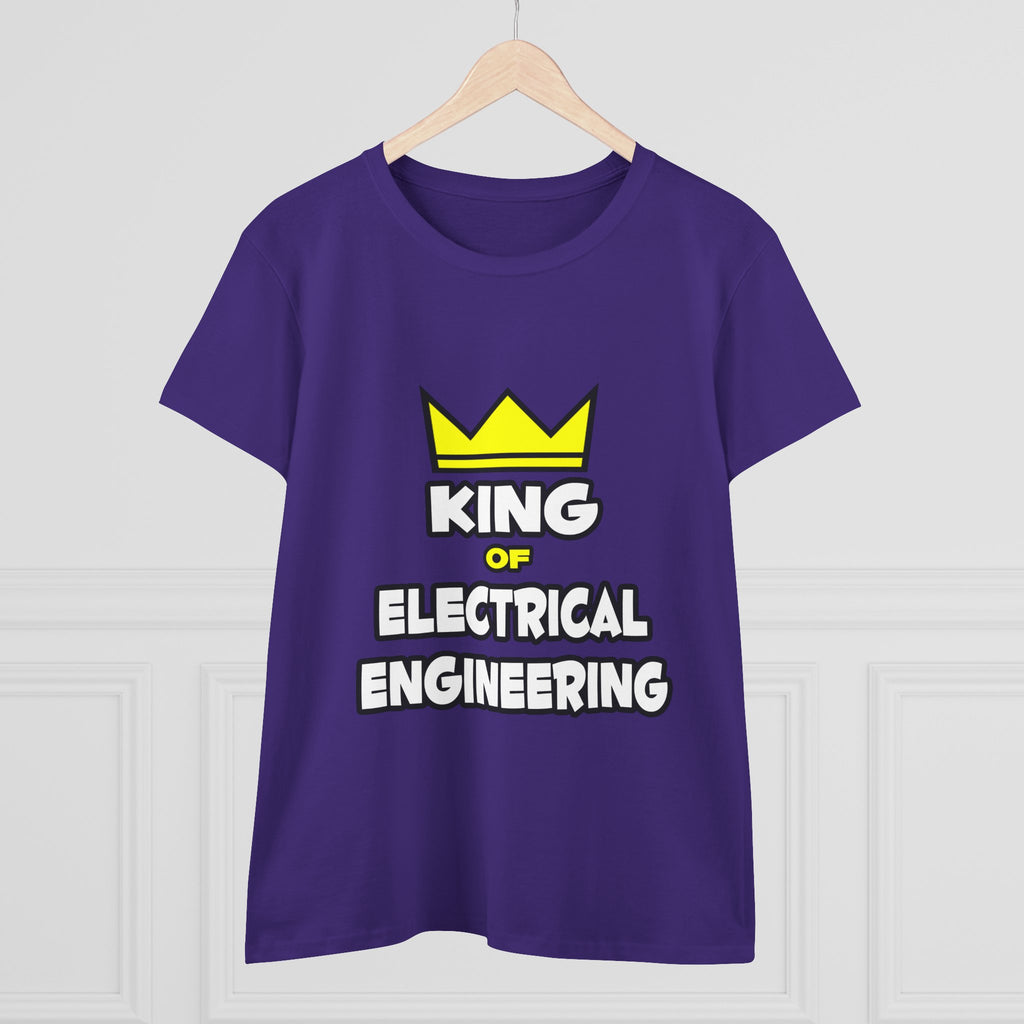 King of Electrical Engineering - Women's Midweight Cotton Tee