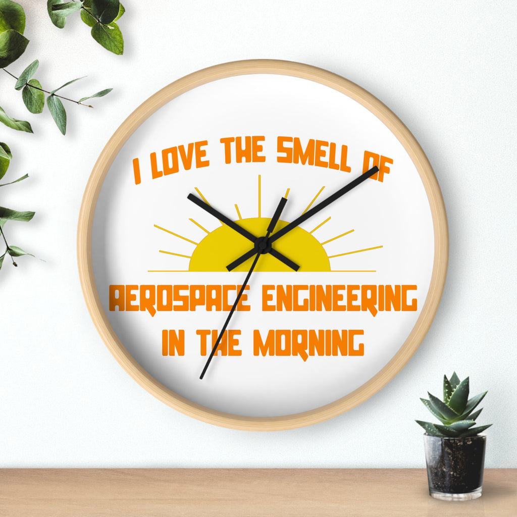 Smell of Aerospace Engineering in the Morning - Wall Clock