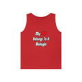 My Heart Belongs To A Biologist - Unisex Heavy Cotton Tank Top