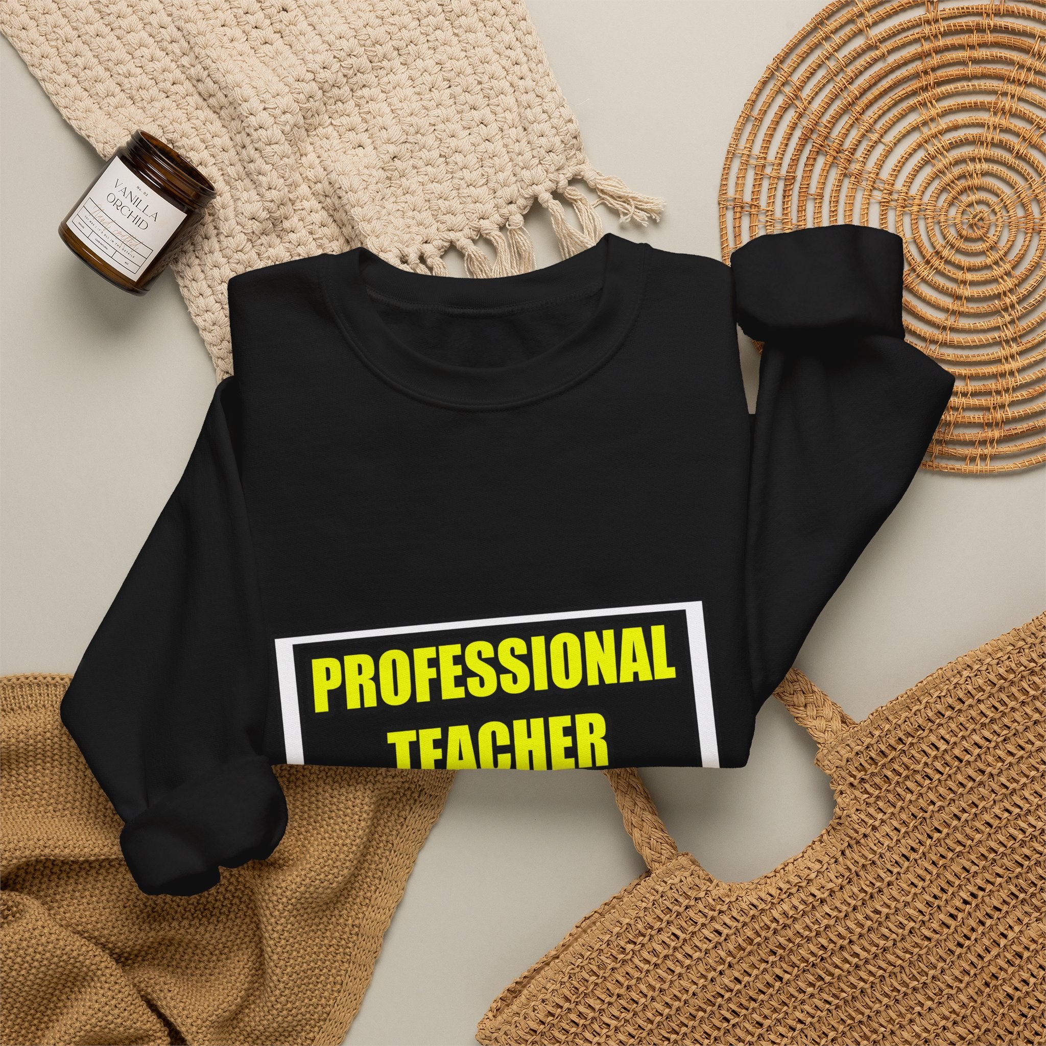 Professional Teacher...Don't Try This At Home - Unisex Heavy Blend™ Crewneck Sweatshirt