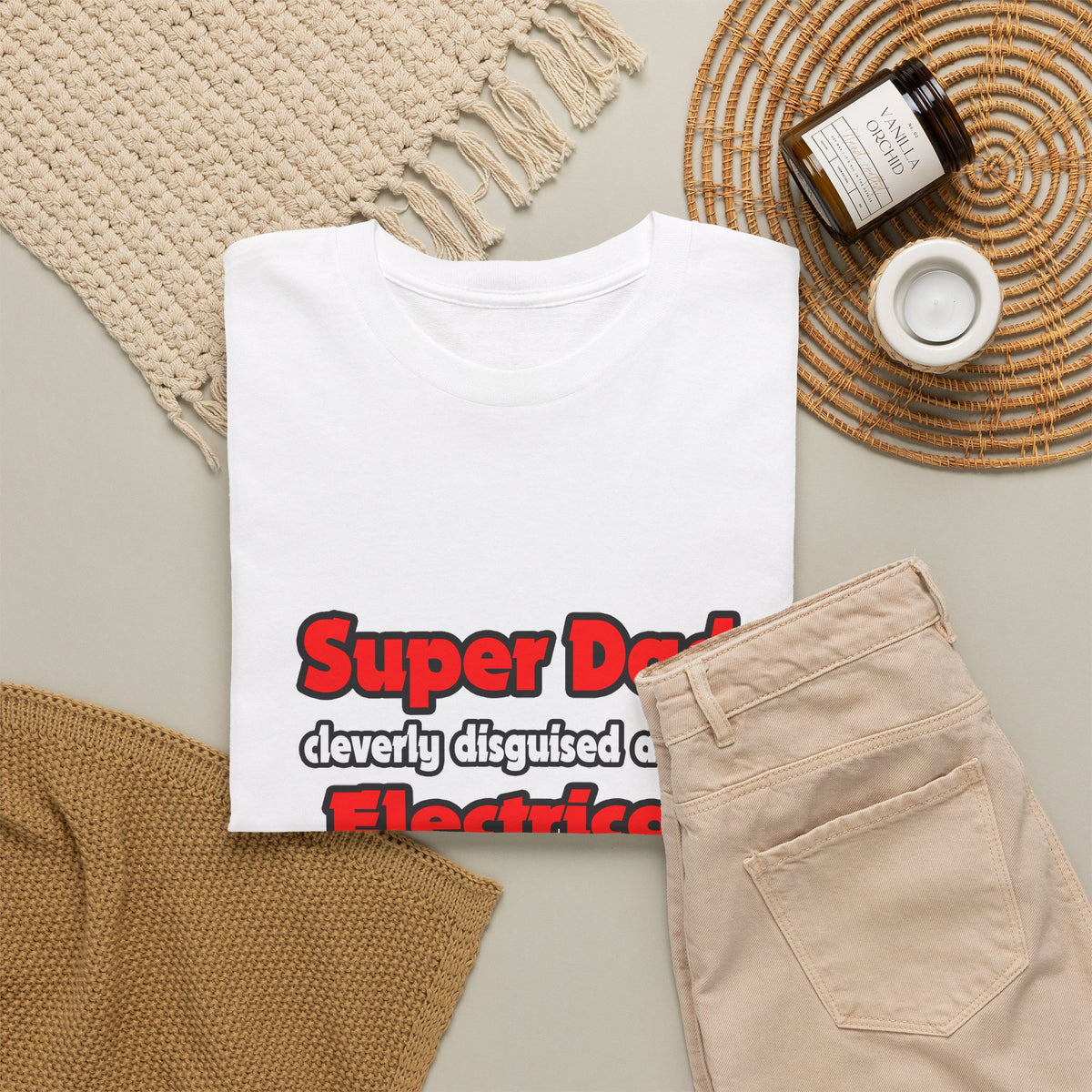 Super Dad ... Electrical Engineer - Unisex Heavy Cotton Tee