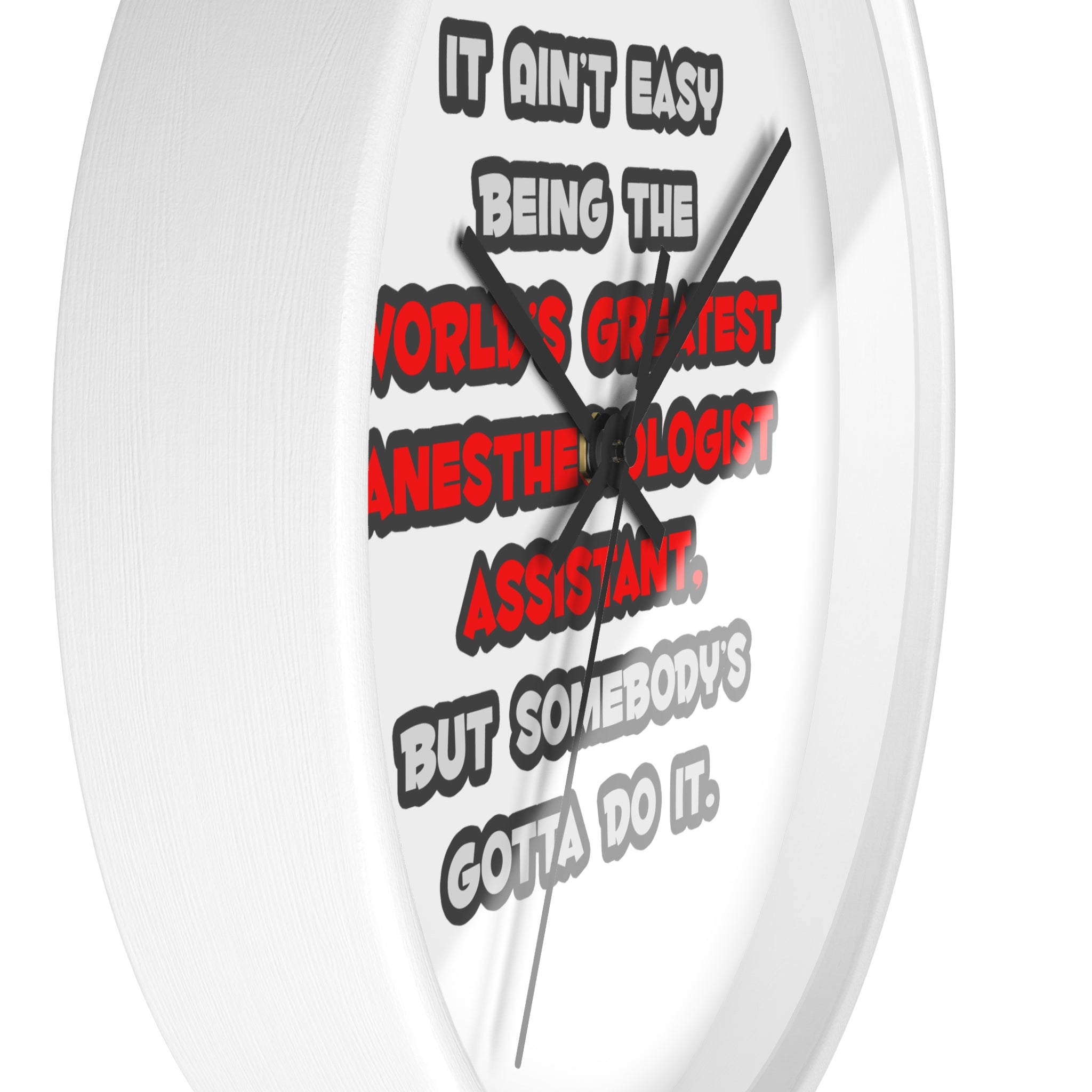 World's Greatest Anesthesiologist Asst Joke - Wall Clock