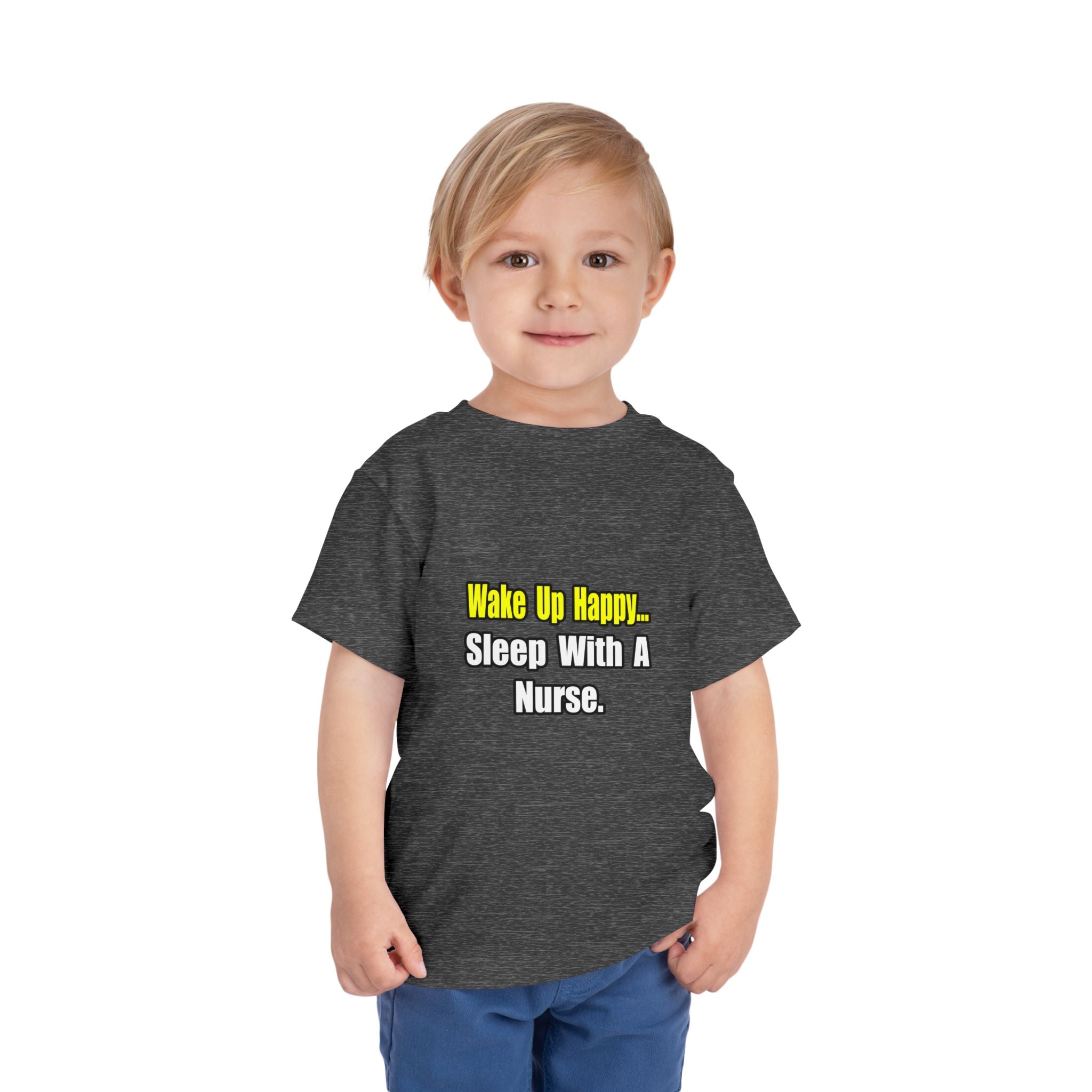 Sleep With a Nurse - Toddler Short Sleeve Tee