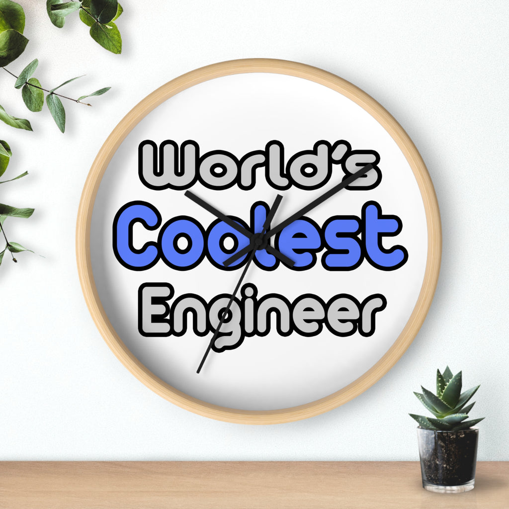 World's Coolest Engineer - Wall Clock