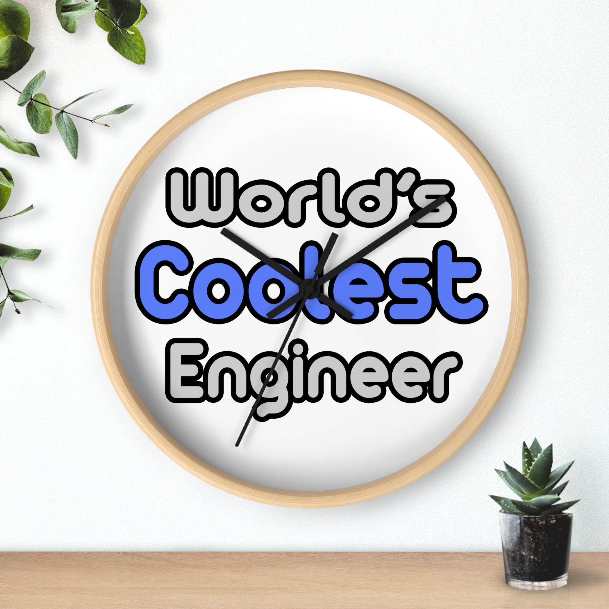 World's Coolest Engineer - Wall Clock