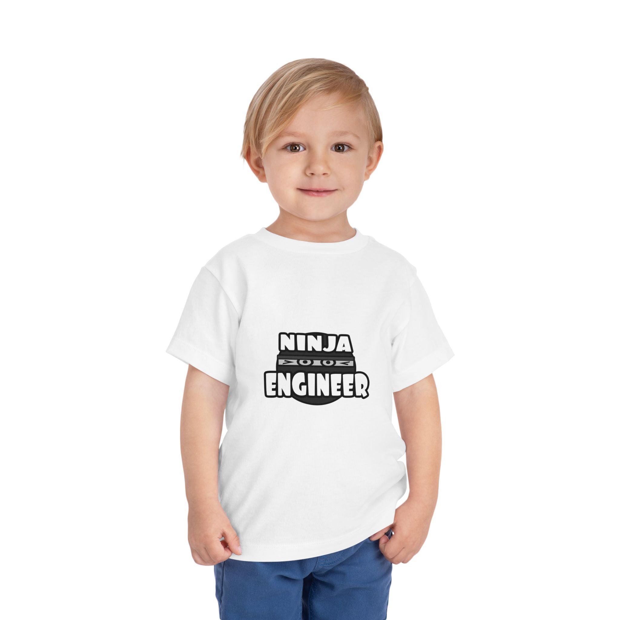 Ninja Engineer (2) - Toddler Short Sleeve Tee