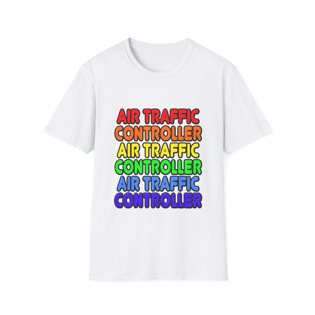Rainbow Air Traffic Controller - Unisex Softstyle T-Shirt