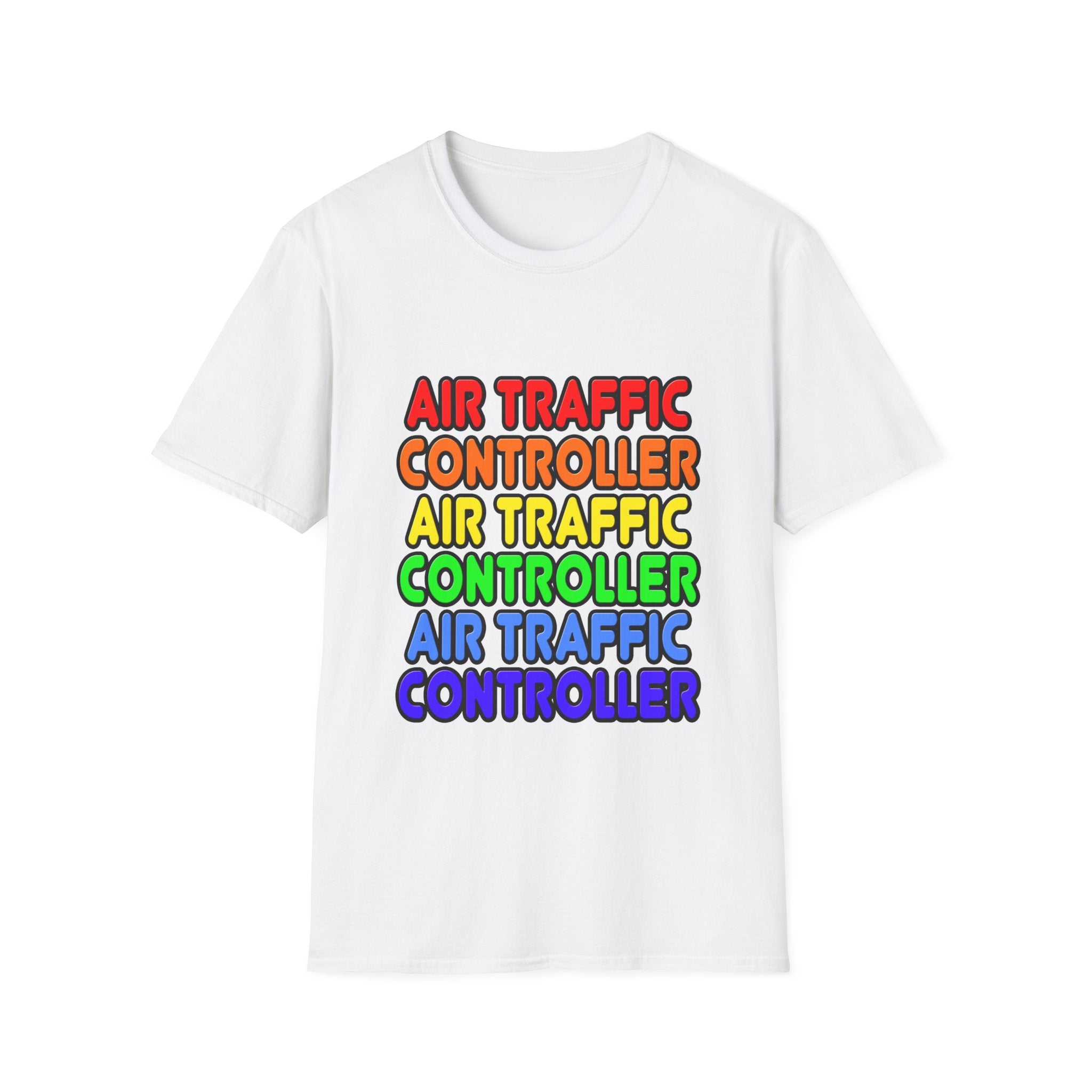 Rainbow Air Traffic Controller - Unisex Softstyle T-Shirt