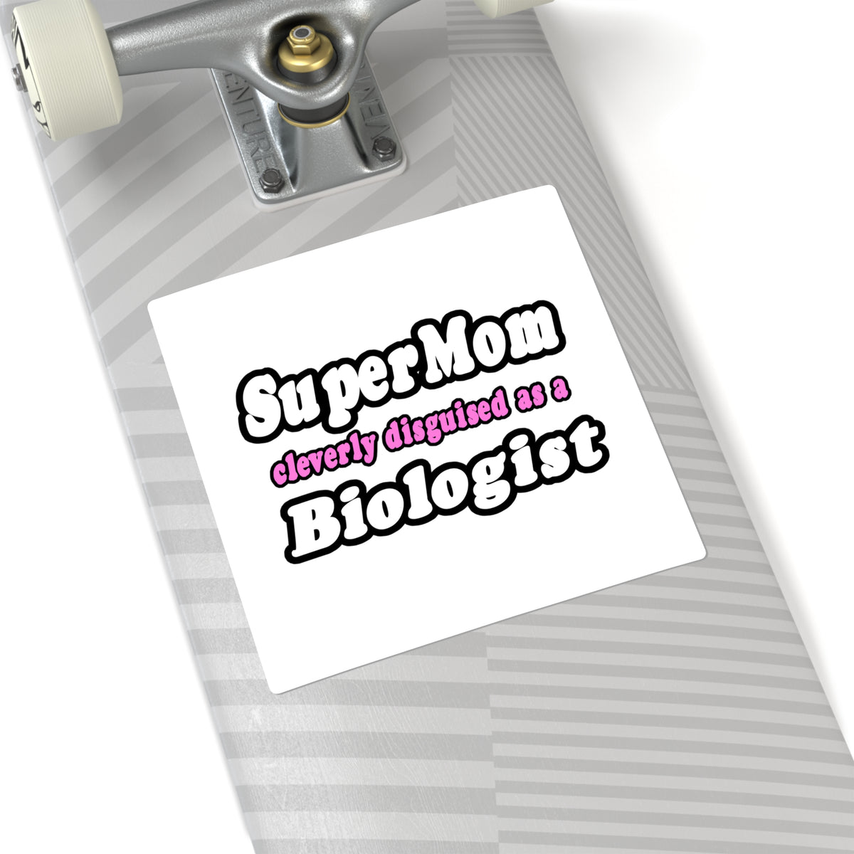 SuperMom Biologist - Square Stickers