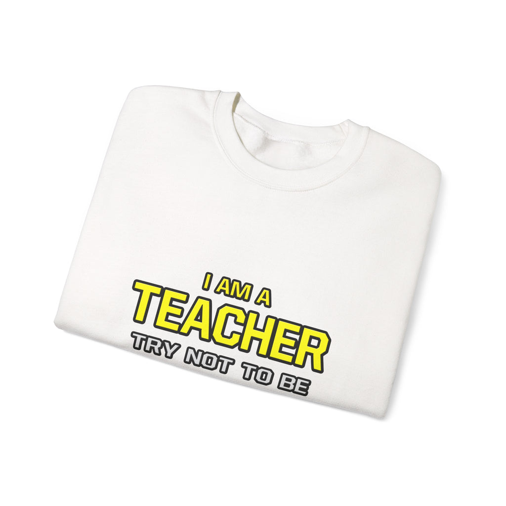 Teacher...Superior Intelligence - Unisex Heavy Blend™ Crewneck Sweatshirt