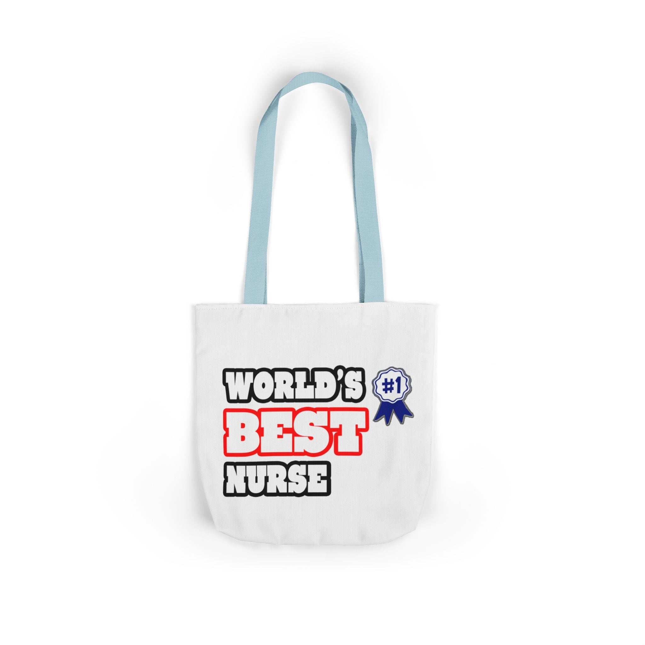 World's Best Nurse - Canvas Tote Bag, 5-Color Straps