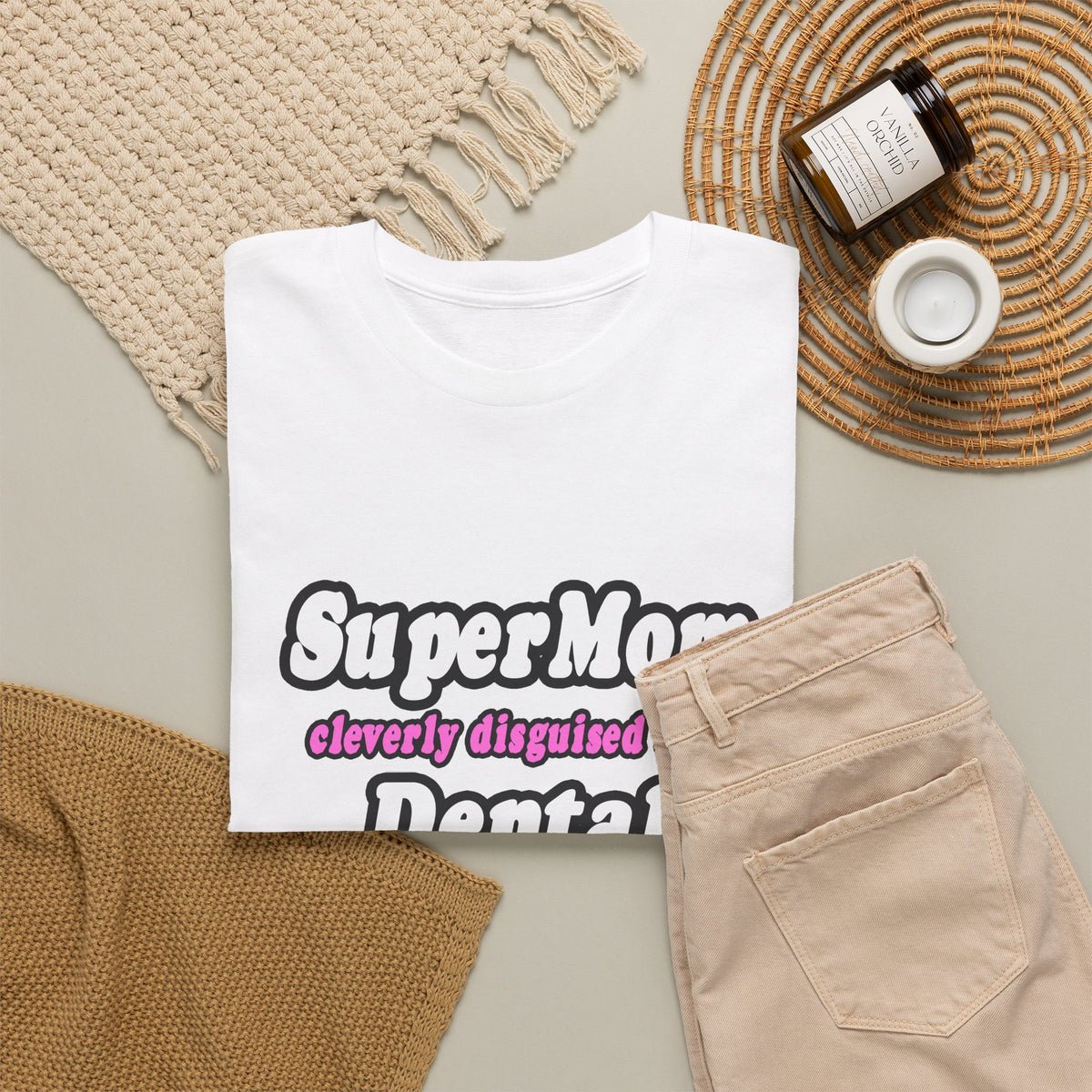 SuperMom...Dental Hygienist - Unisex Heavy Cotton Tee