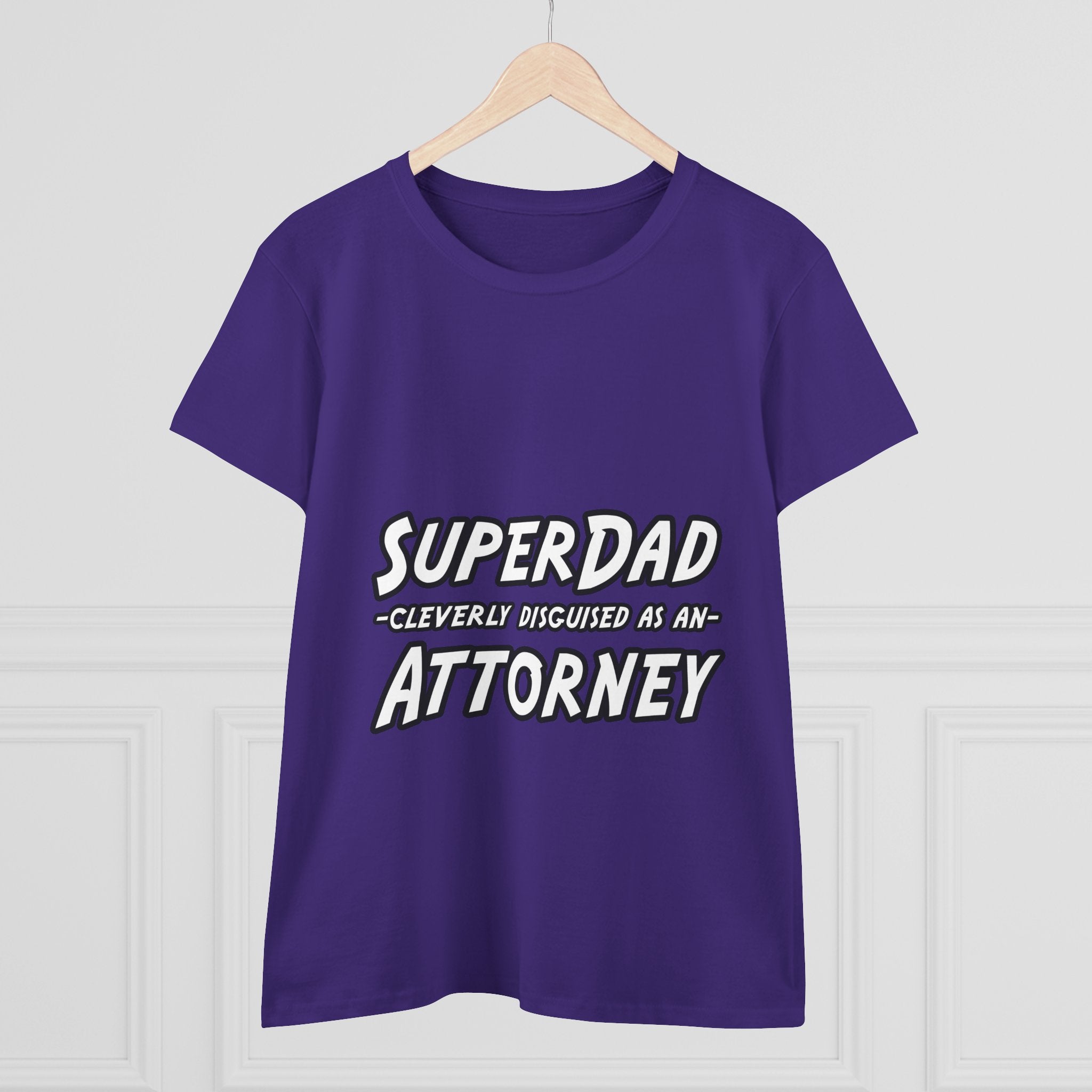 SuperDad Attorney - Women's Midweight Cotton Tee