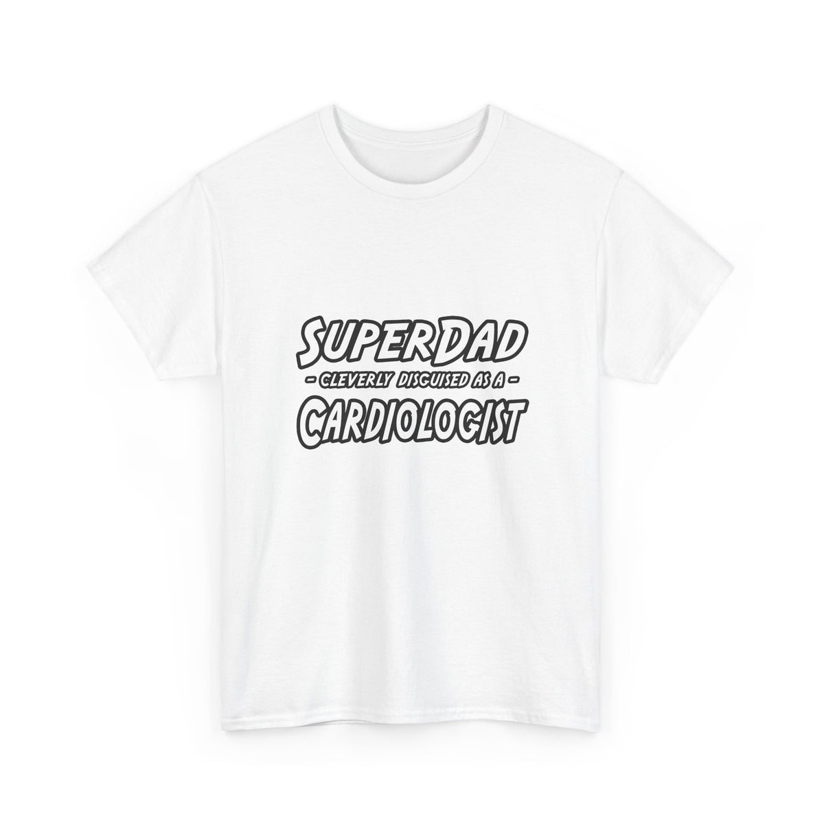 SuperDad...Cardiologist - Unisex Heavy Cotton Tee