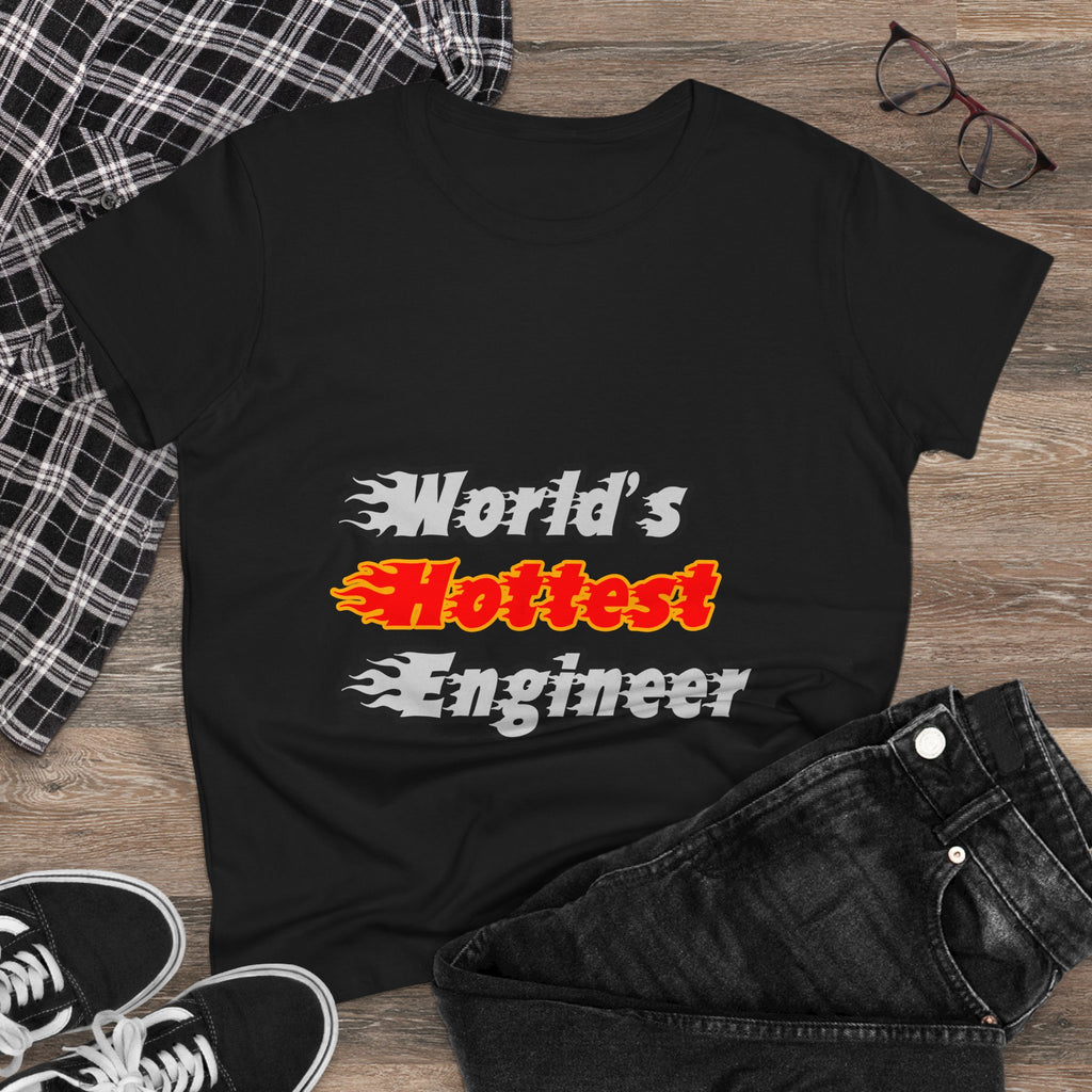 World's Hottest Engineer - Women's Midweight Cotton Tee