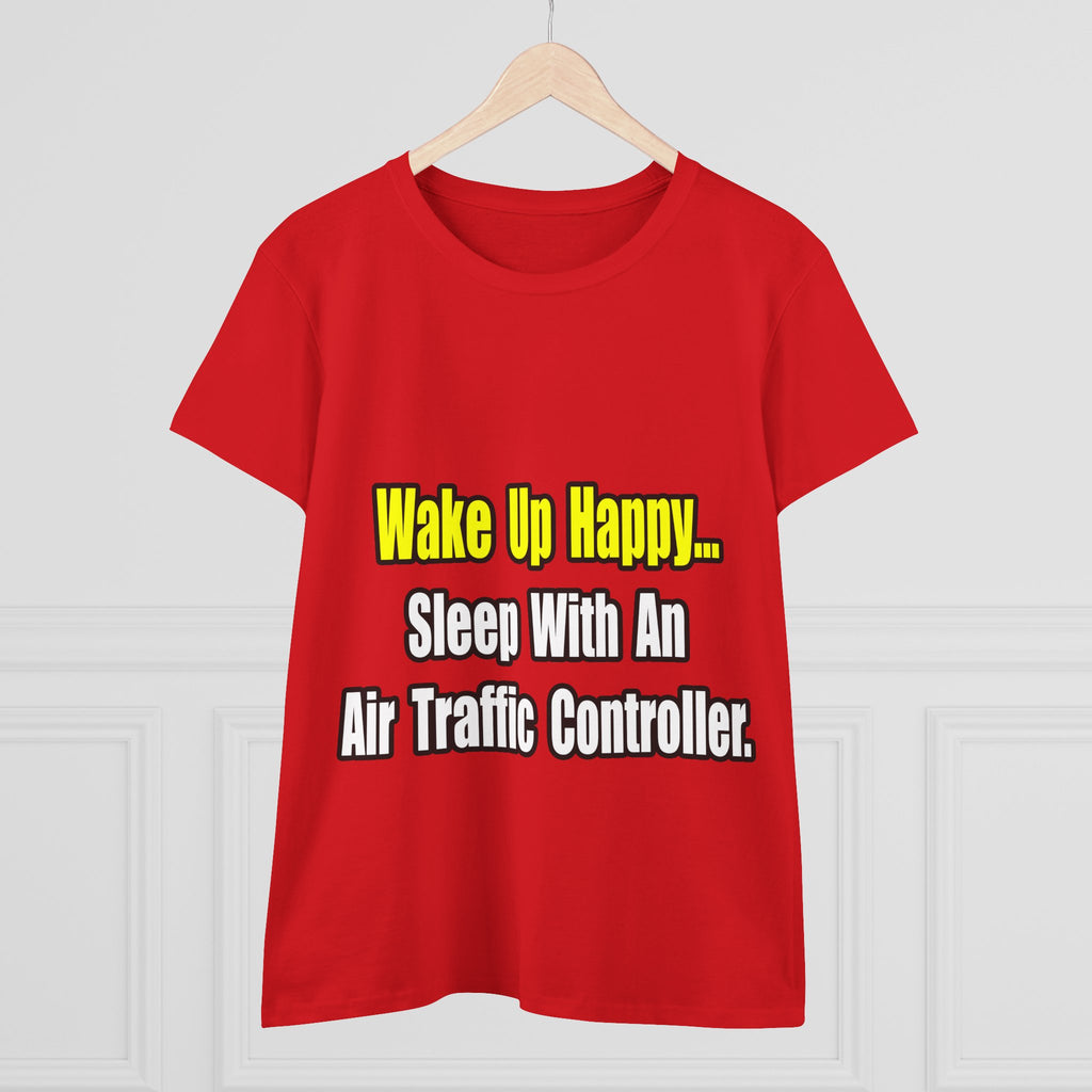 Sleep With An Air Traffic Controller - Women's Midweight Cotton Tee