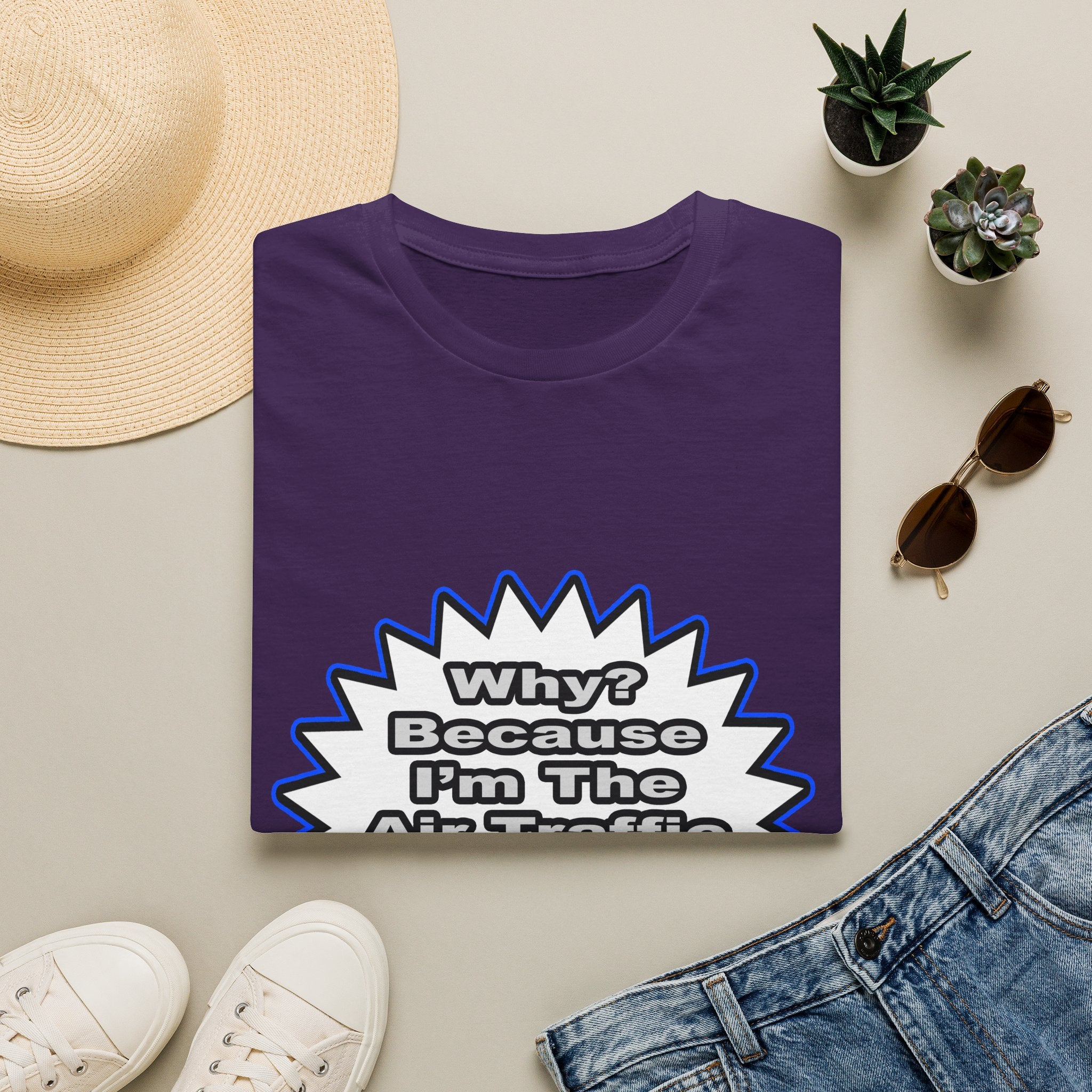 Air Traffic Controller...Because I Said So - Unisex Softstyle T-Shirt