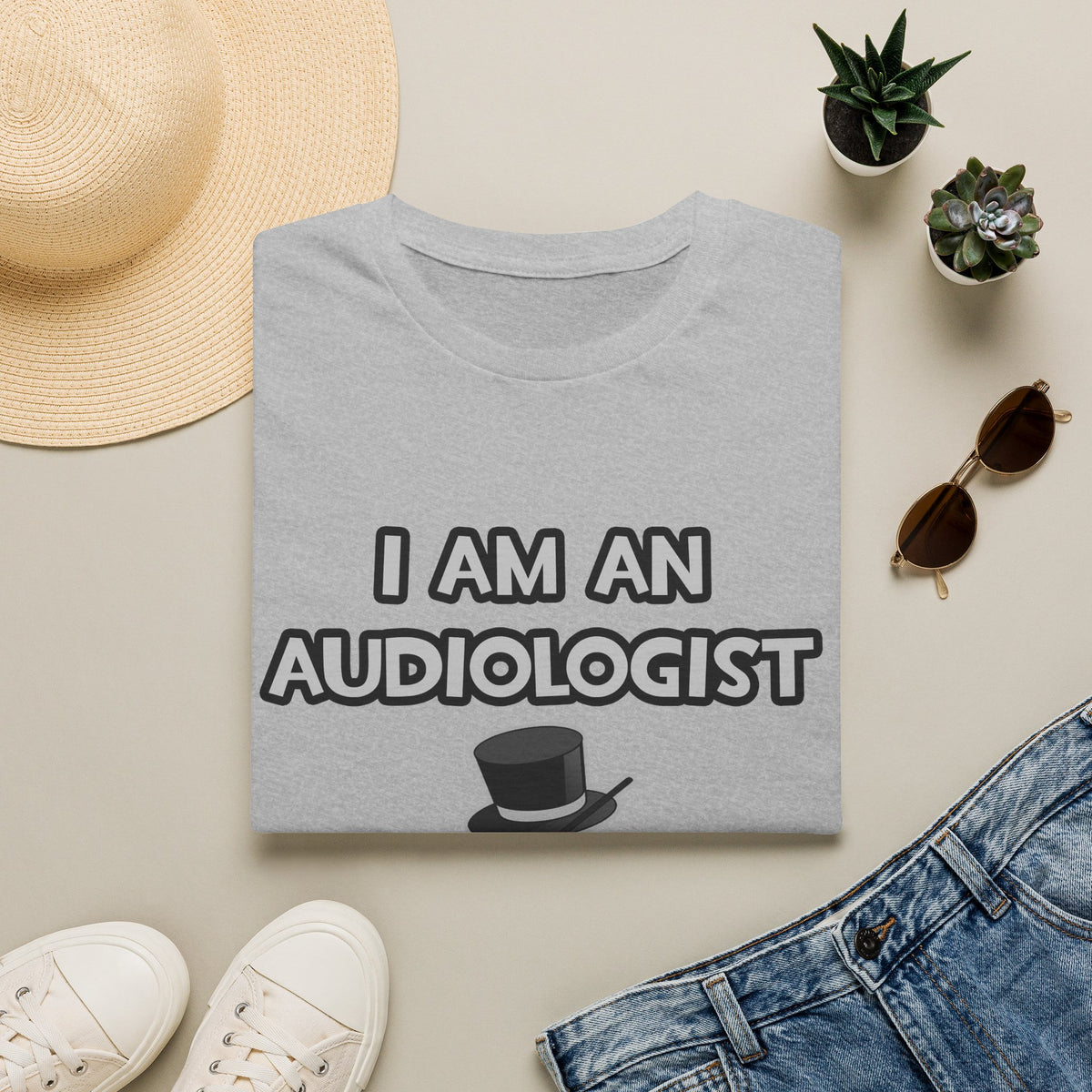 I Am An Audiologist ... Not A Magician - Unisex Softstyle T-Shirt