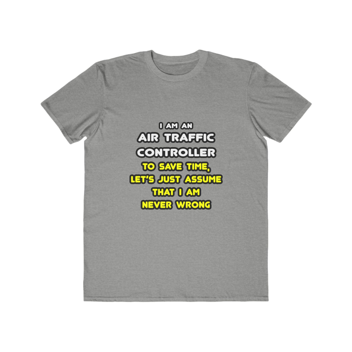 Funny Air Traffic Controller T Shirts - Men's Lightweight Fashion Tee