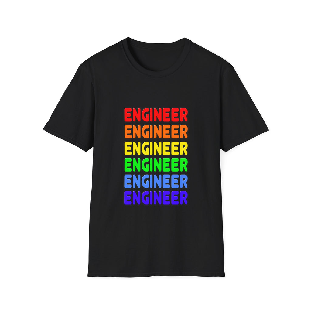 Rainbow Engineer - Unisex Softstyle T-Shirt