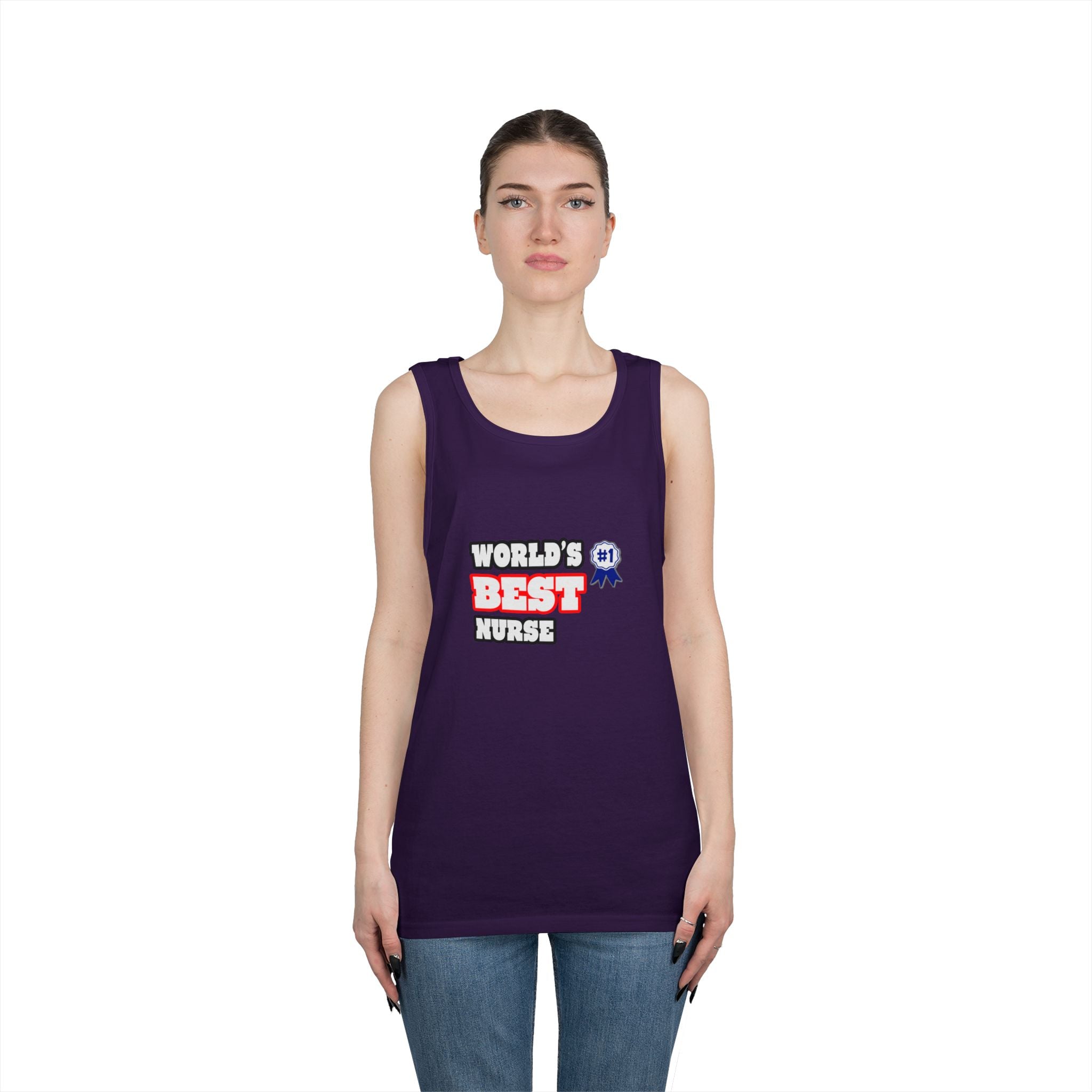 World's Best Nurse - Unisex Heavy Cotton Tank Top