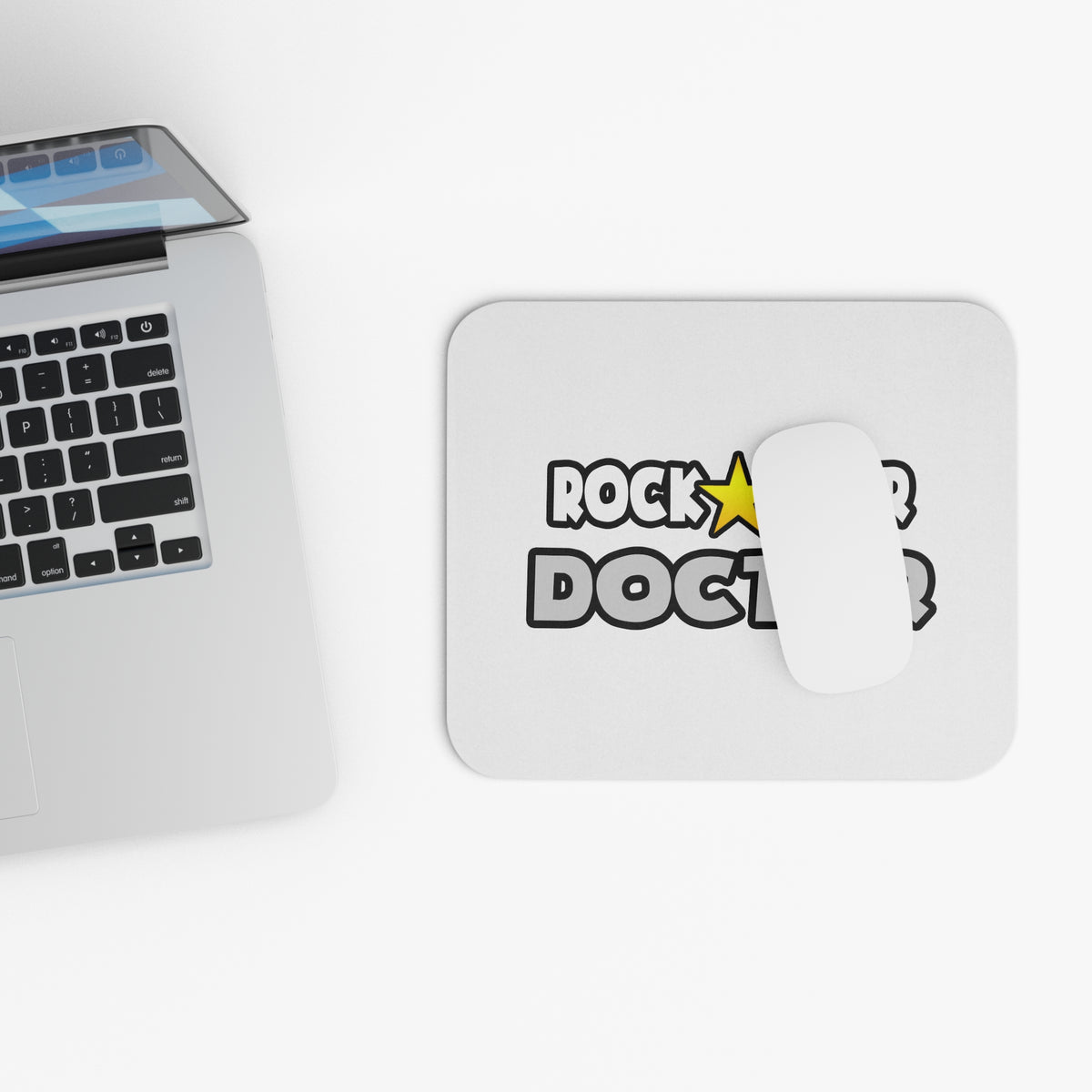 Rock Star Doctor (2) - Mouse Pad (Rectangle)