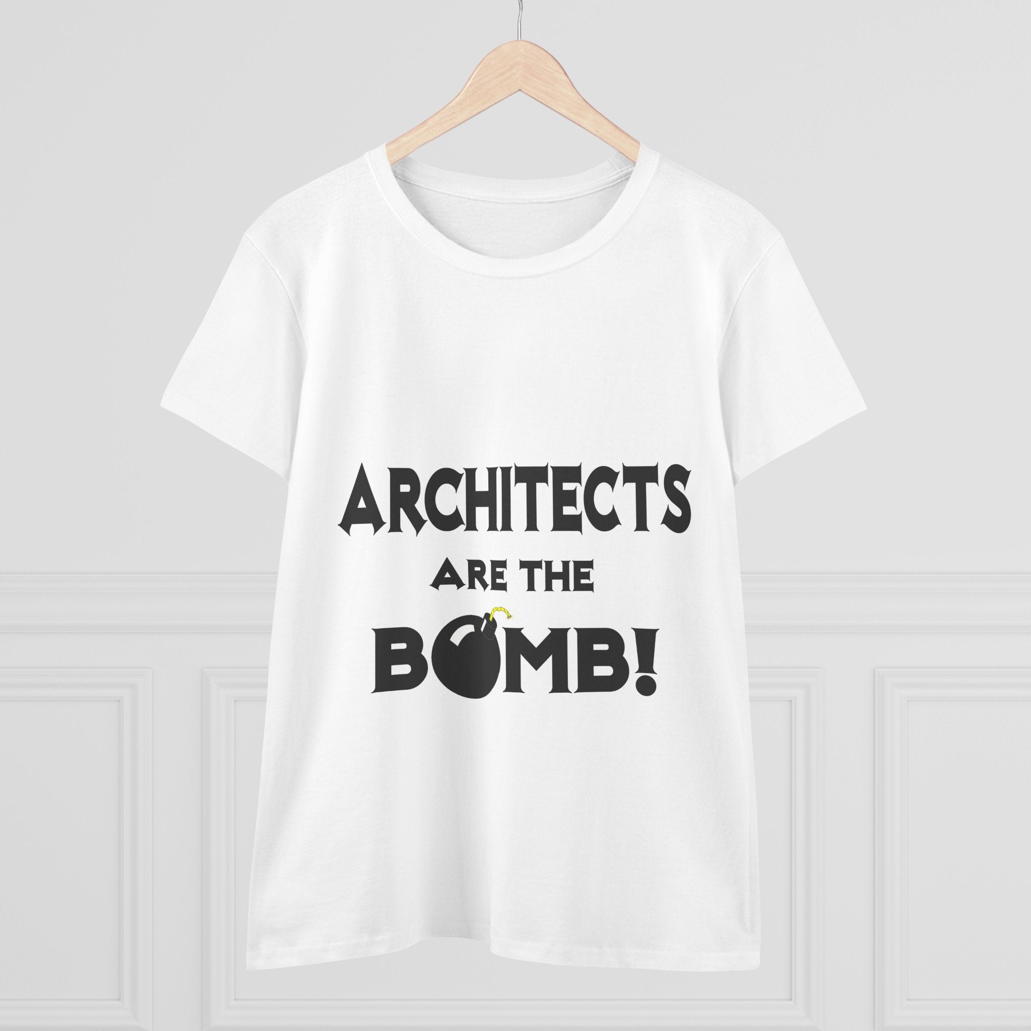 Architects Are The Bomb! - Women's Midweight Cotton Tee