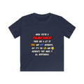 Teacher .. OMG WTF LOL - Kids Softstyle Tee
