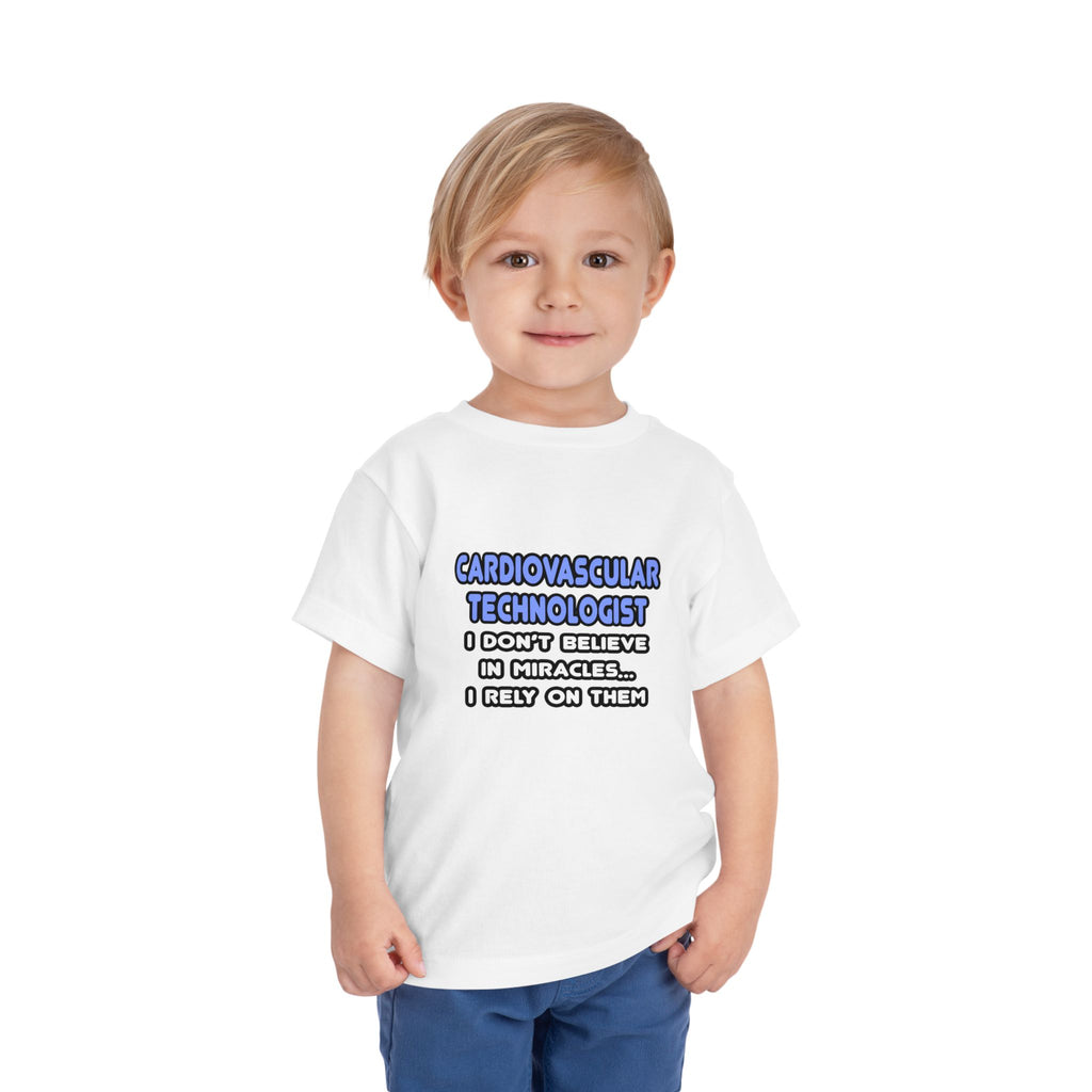 Miracles and Cardiovascular Technologists - Toddler Short Sleeve Tee