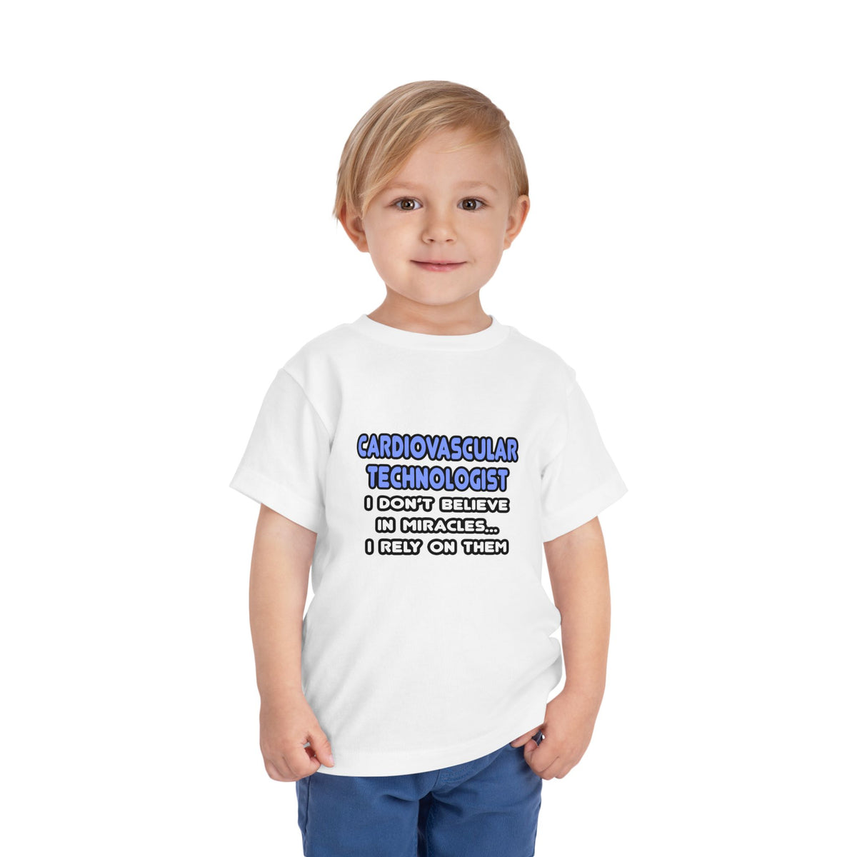 Miracles and Cardiovascular Technologists - Toddler Short Sleeve Tee