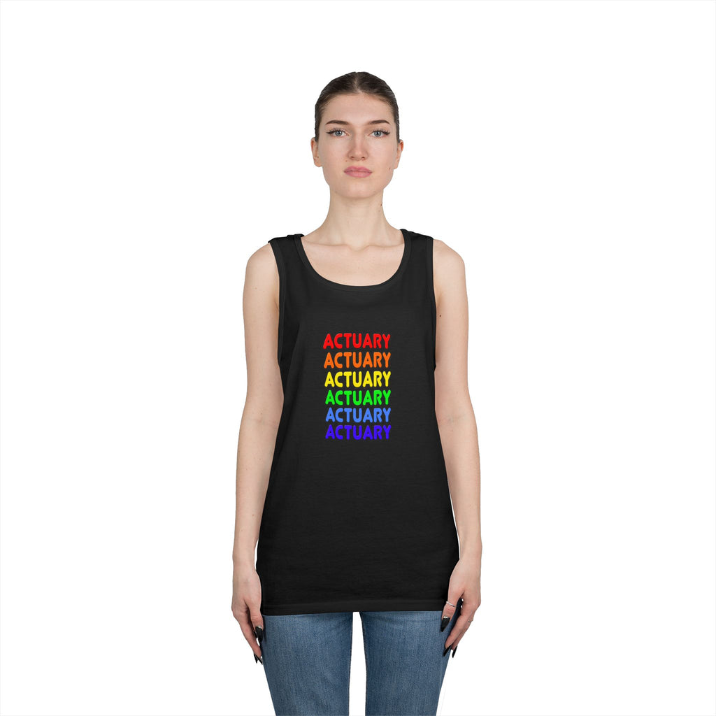 Rainbow Actuary - Unisex Heavy Cotton Tank Top