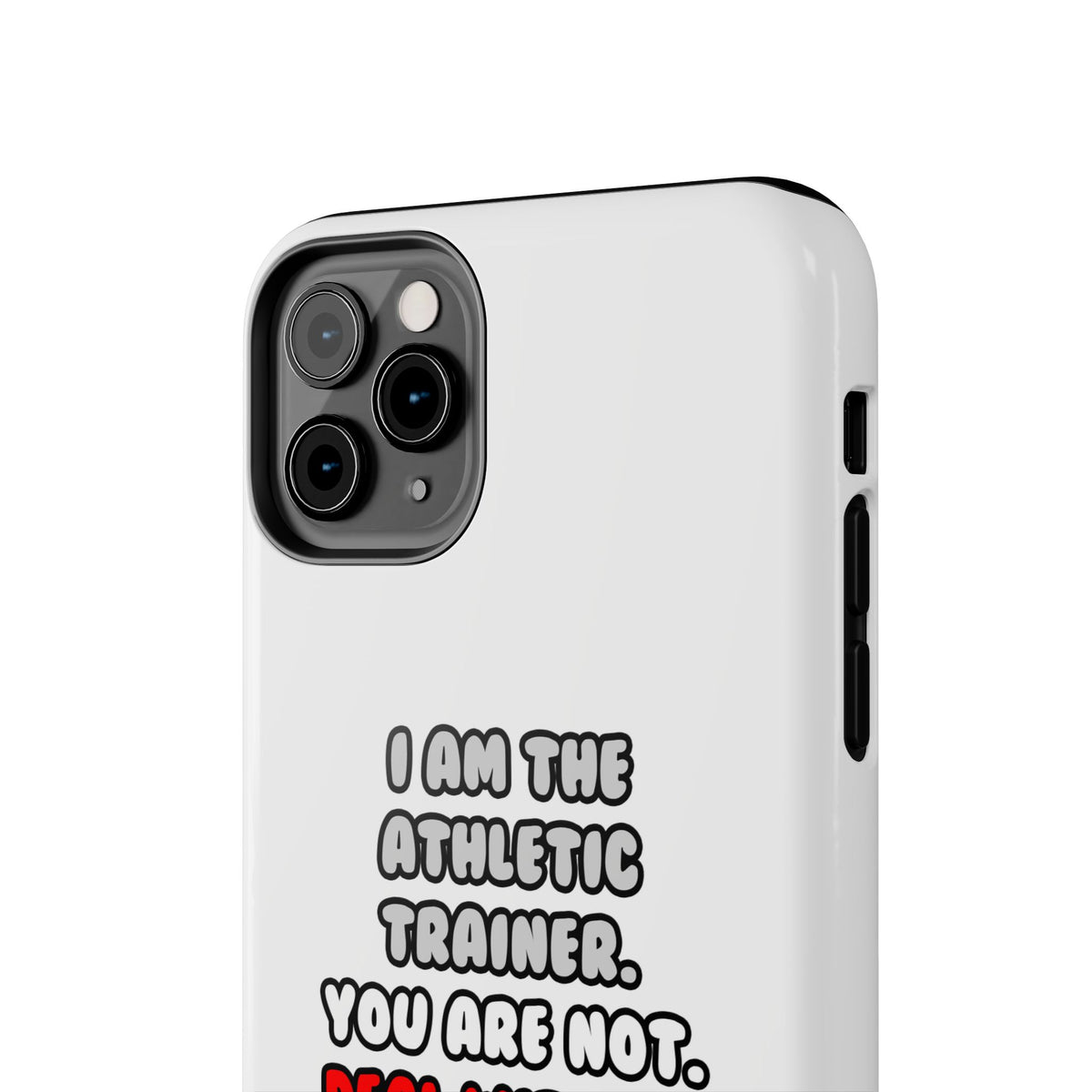 Deal With It ... Funny Athletic Trainer - Tough Phone Cases