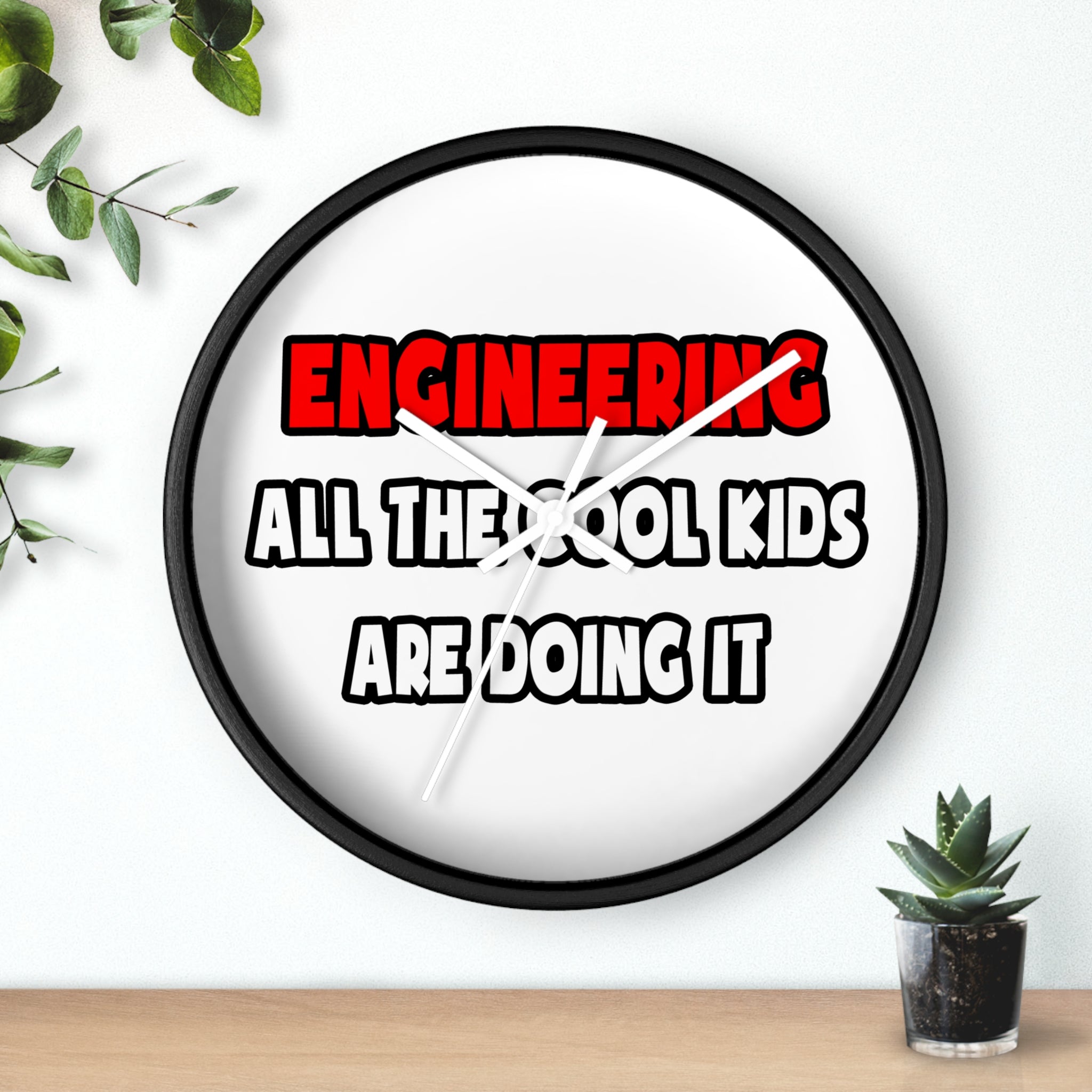 Funny Engineer Shirts and Gifts - Wall Clock