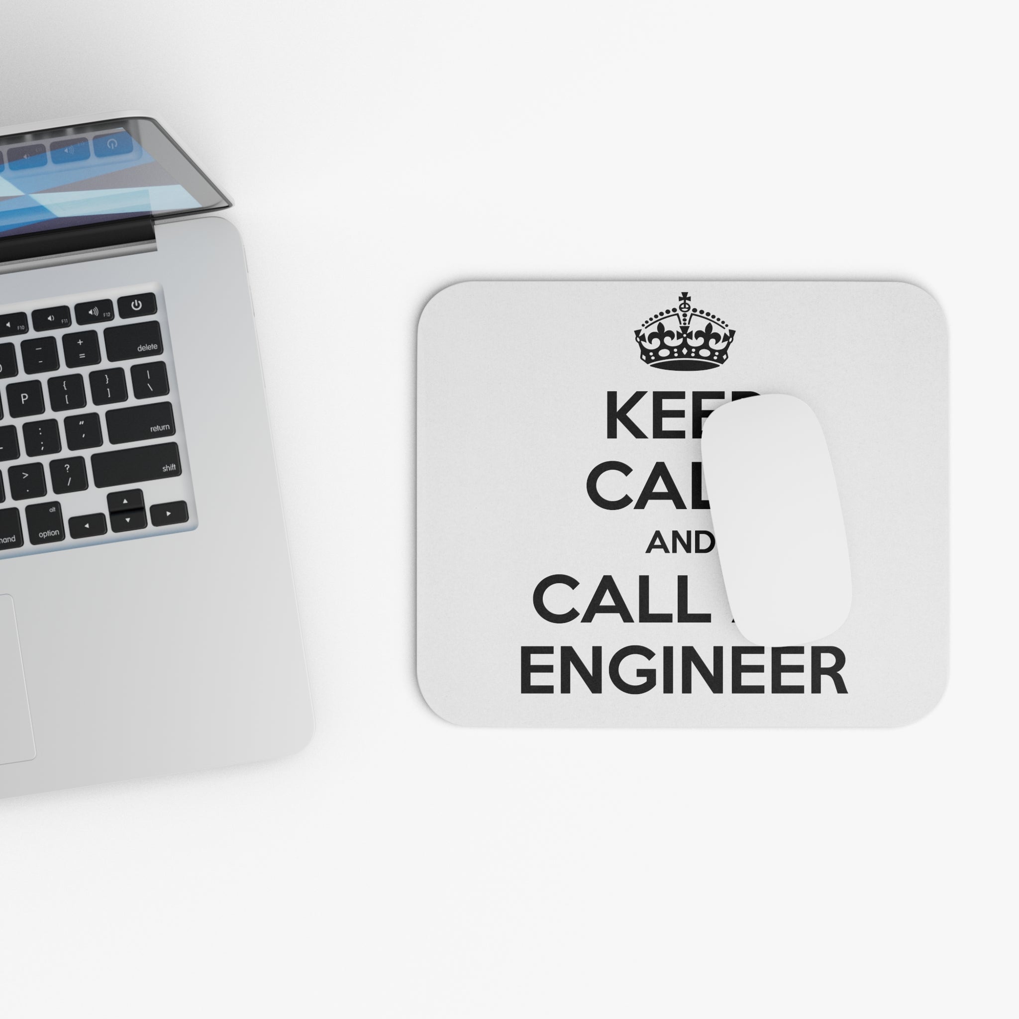 Keep Calm and Call an Engineer - Mouse Pad (Rectangle)