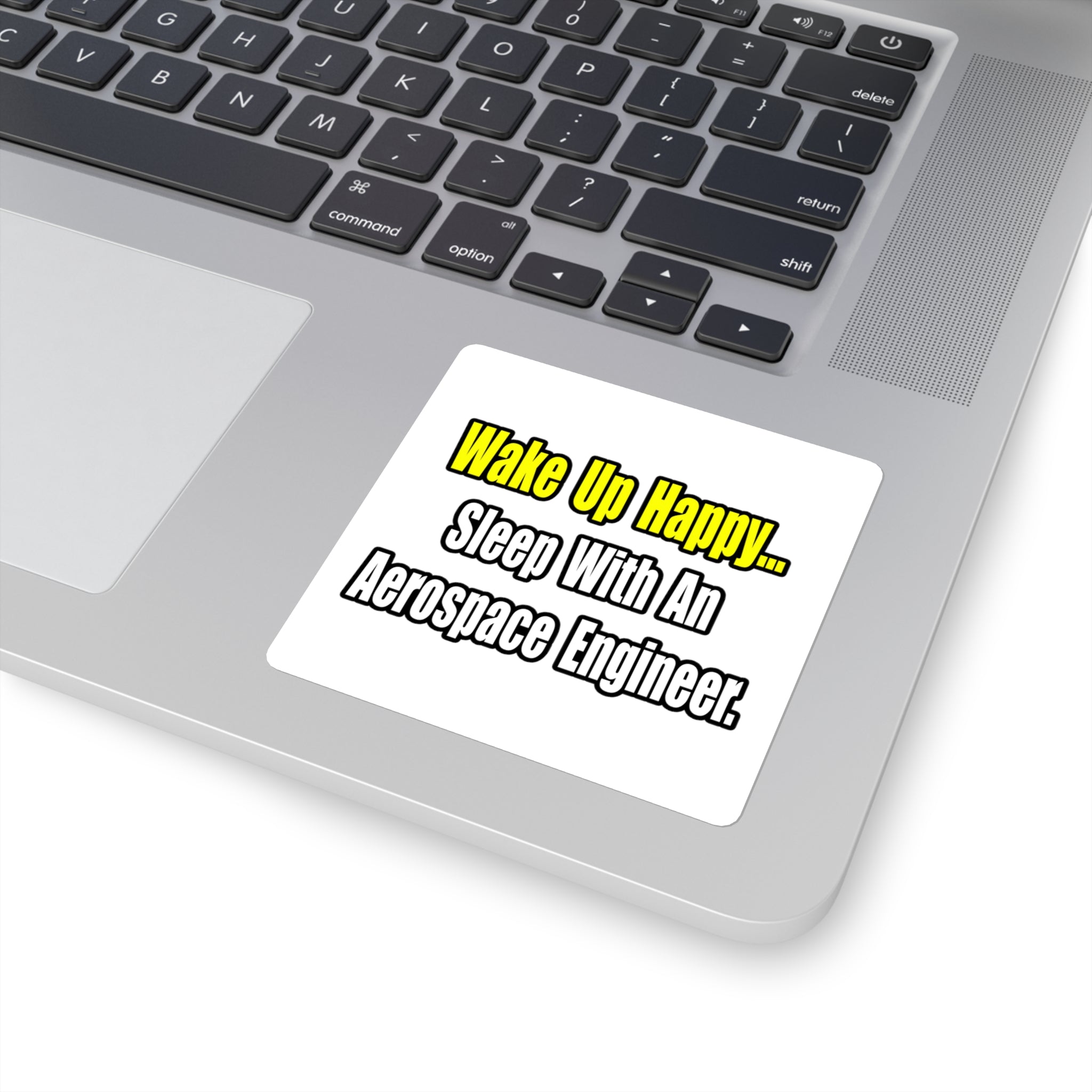 Sleep With An Aerospace Engineer - Square Stickers