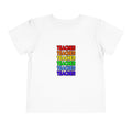 Rainbow Teacher - Toddler Short Sleeve Tee