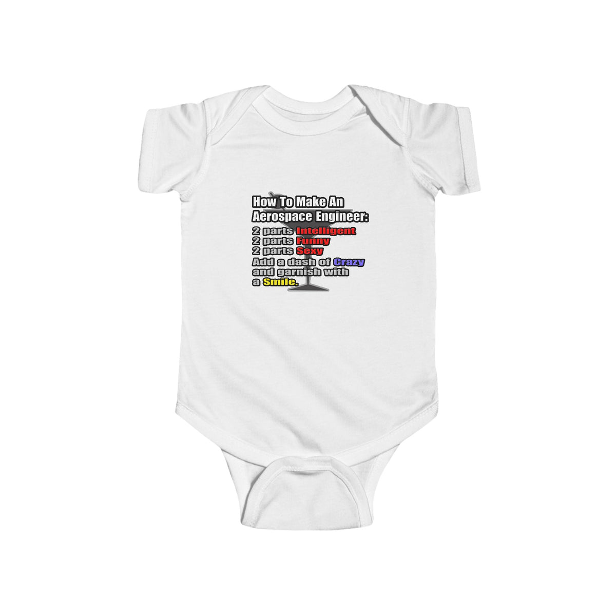 How To Make an Aerospace Engineer - Infant Fine Jersey Bodysuit