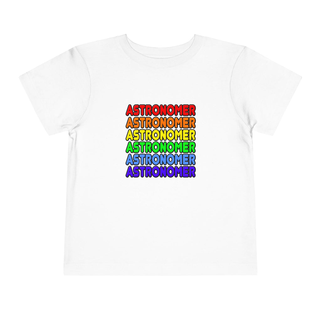 Rainbow Astronomer - Toddler Short Sleeve Tee