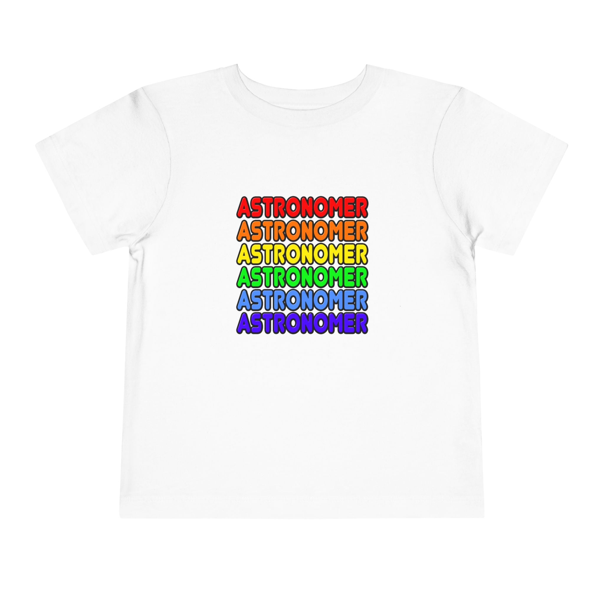 Rainbow Astronomer - Toddler Short Sleeve Tee