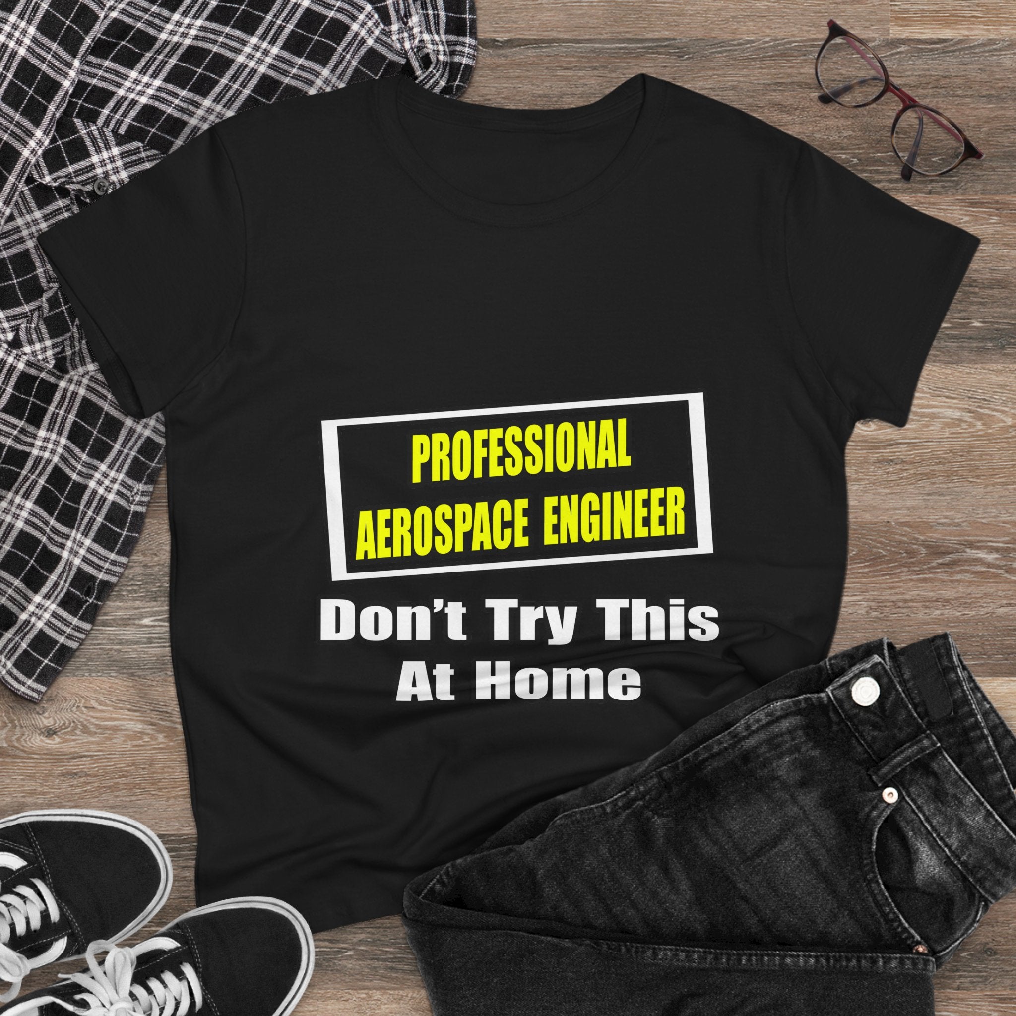 Professional Aerospace Engineer...Joke - Women's Midweight Cotton Tee