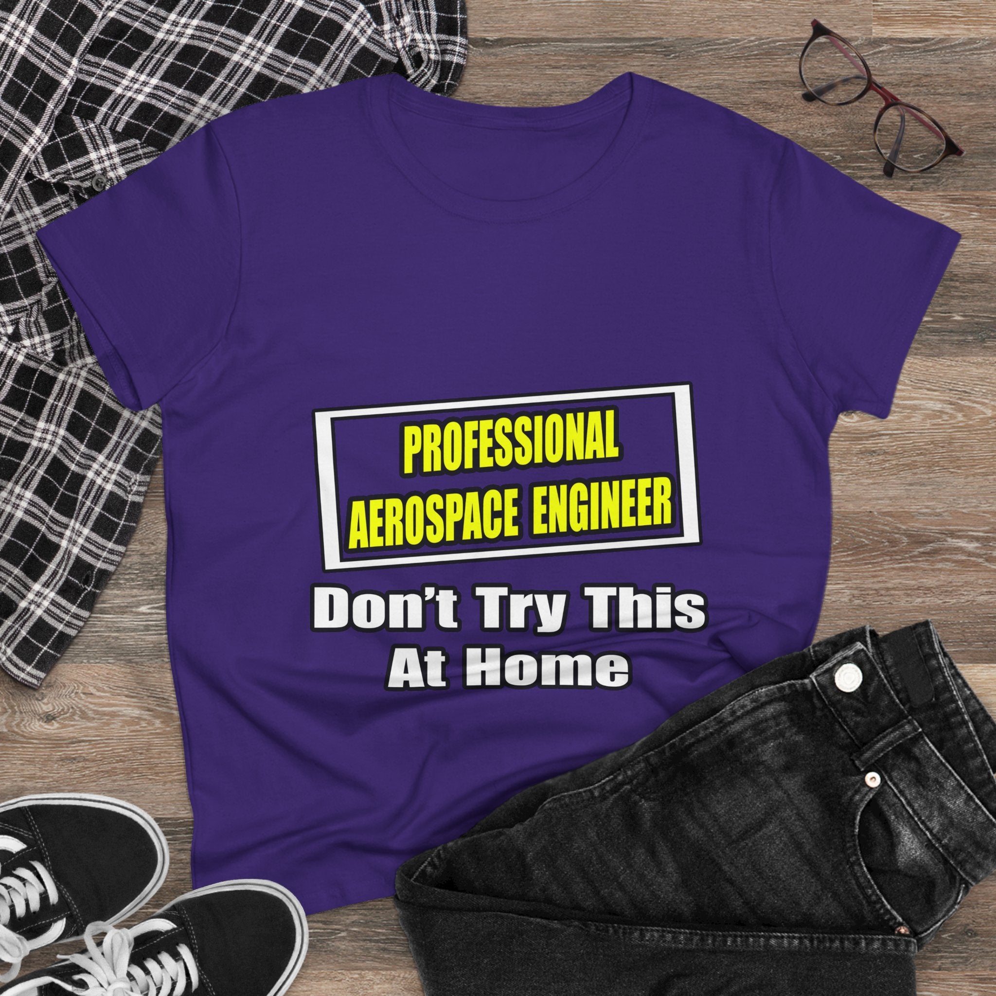 Professional Aerospace Engineer...Joke - Women's Midweight Cotton Tee