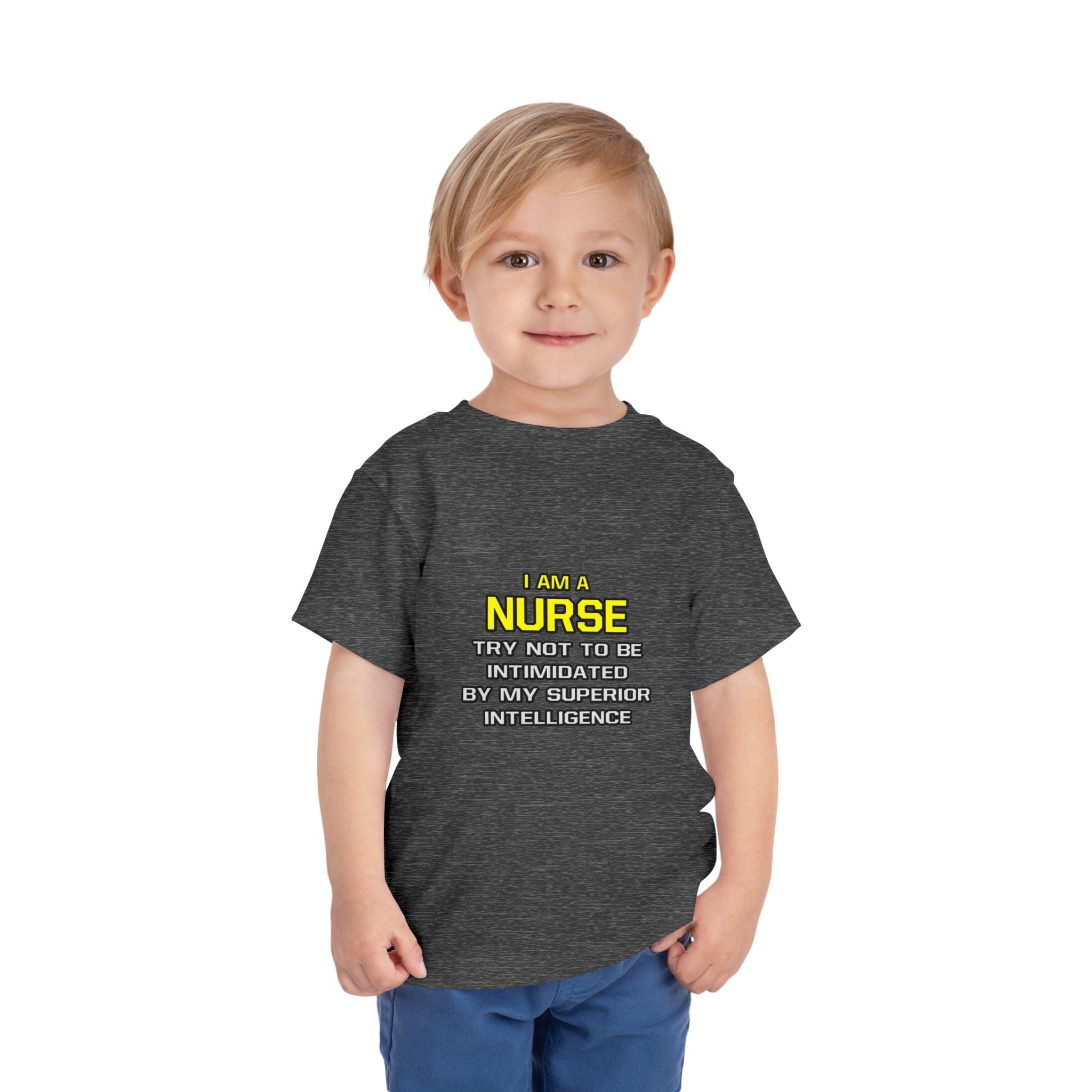 Nurse...Superior Intelligence - Toddler Short Sleeve Tee