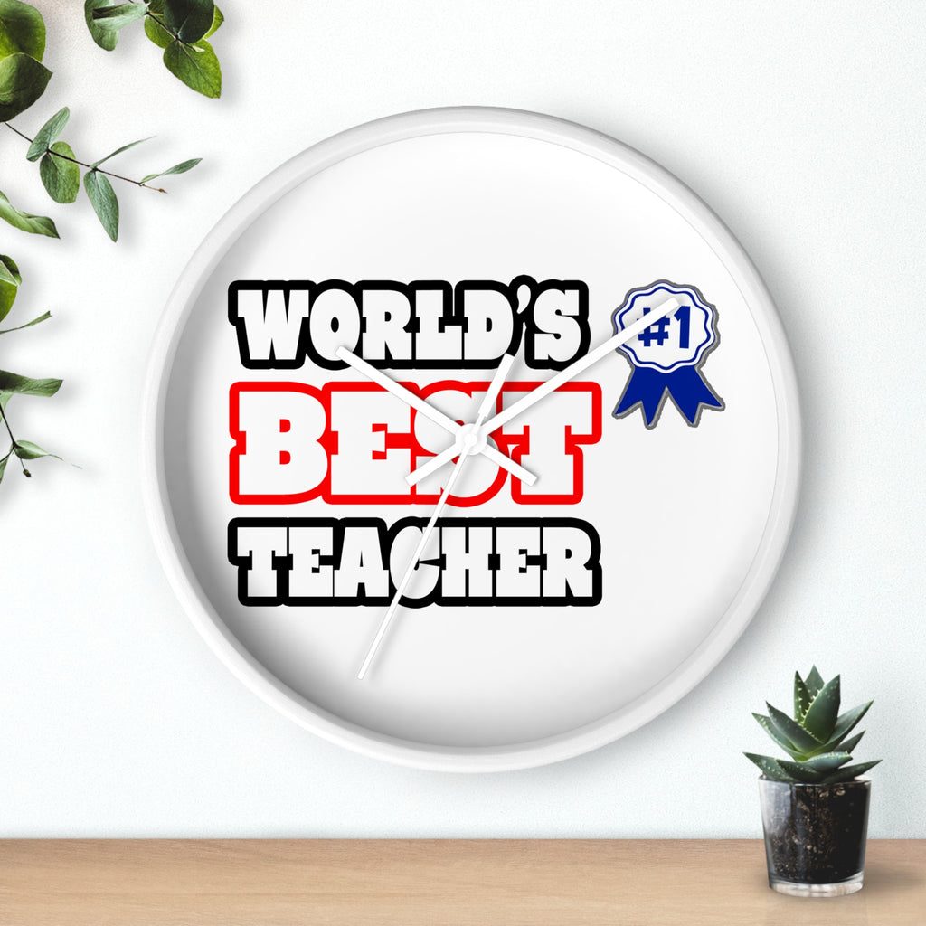 World's Best Teacher - Wall Clock