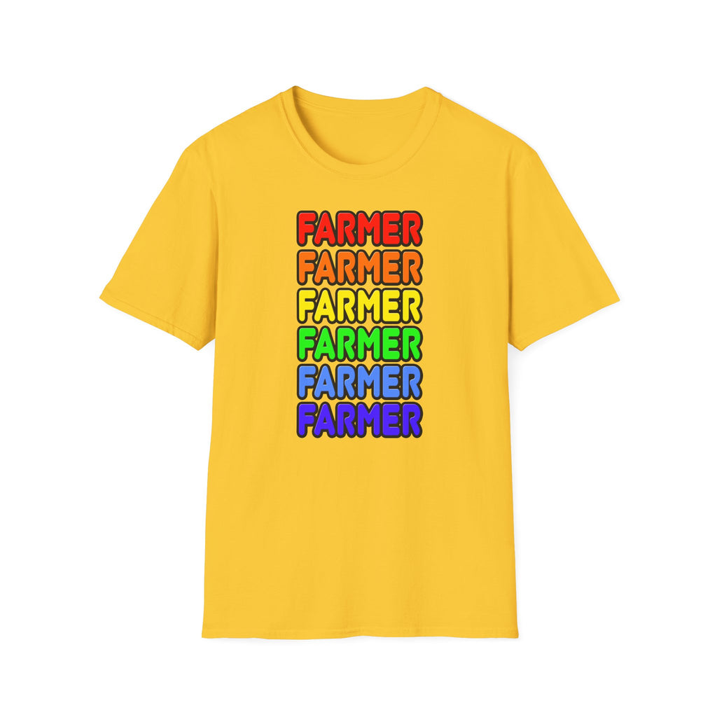 Rainbow Farmer - Unisex Softstyle T-Shirt
