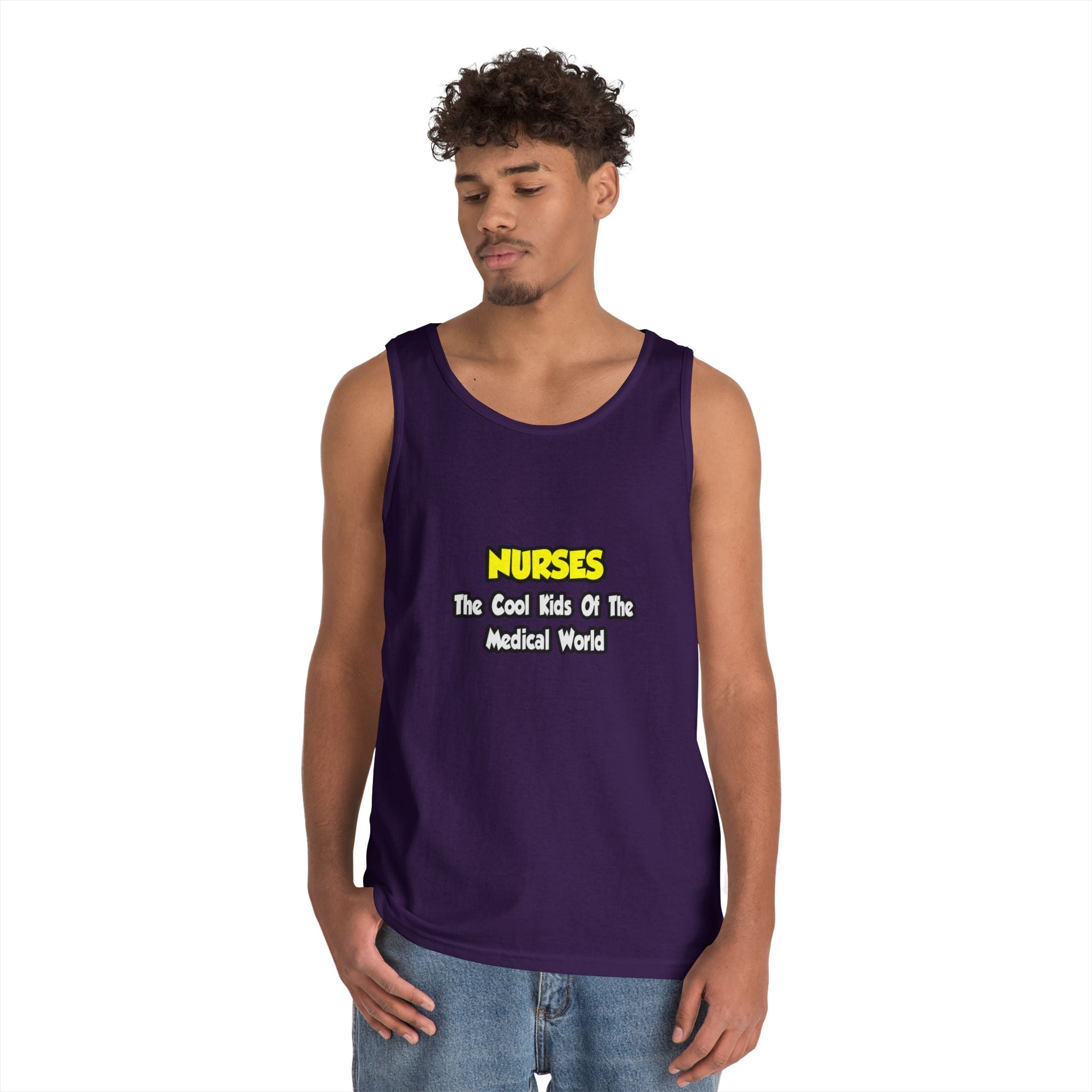 Nurses...Cool Kids of Medical World - Unisex Heavy Cotton Tank Top