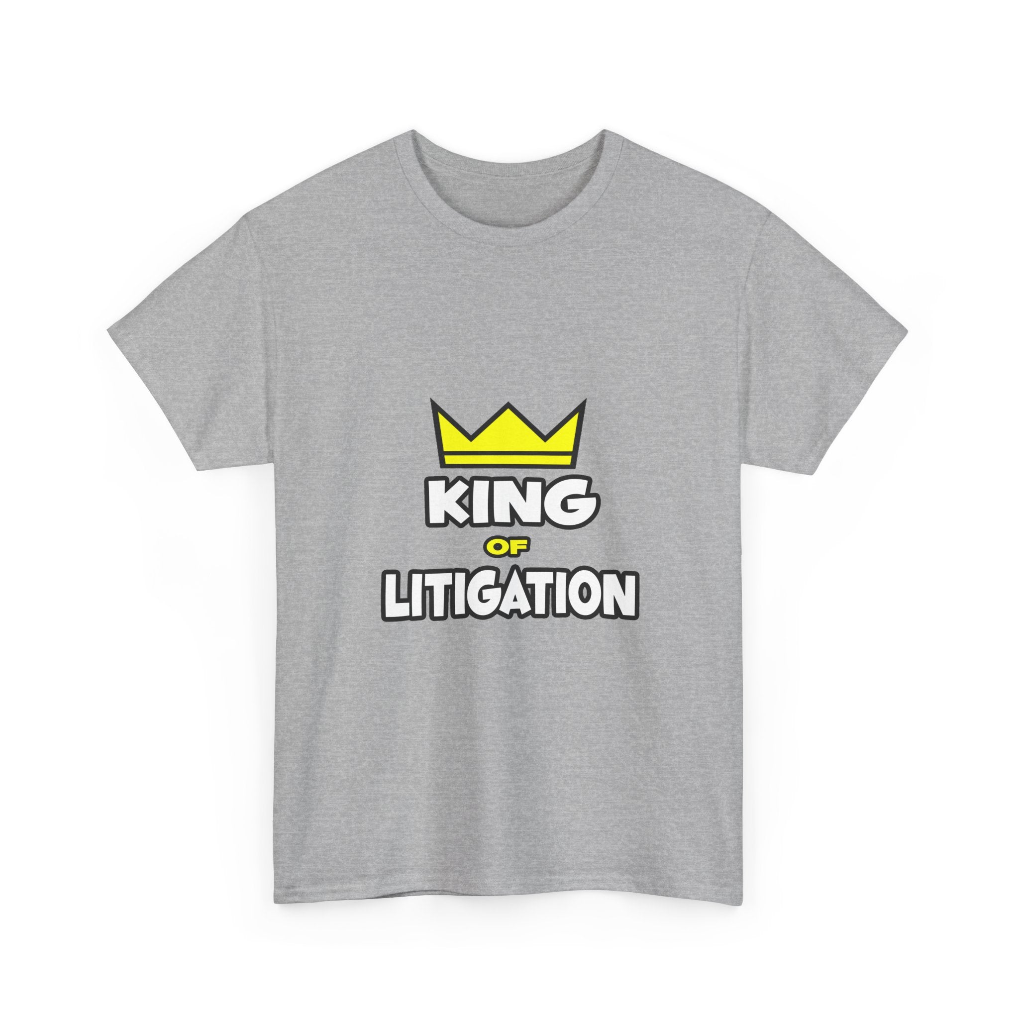 King of Litigation - Unisex Heavy Cotton Tee